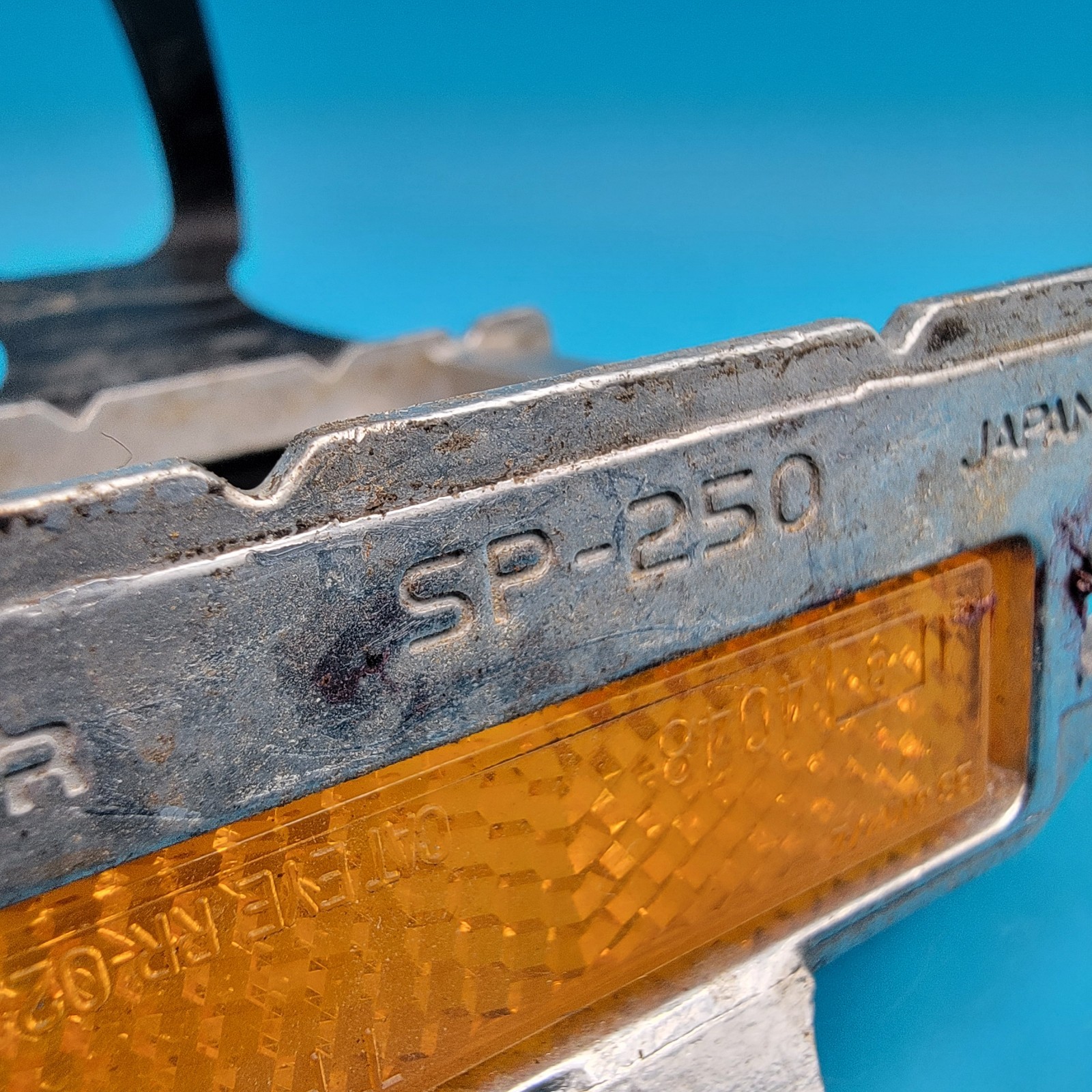 SR SP-250 Toe Clip & Strap Bike Pedals Sakae Cages Christophe Straps Fixie e4