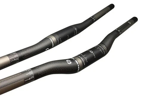 TOSEEK Carbon Fiber Riser XC Mountain Bike Handlebars – 31.8mm x 680mm – New!