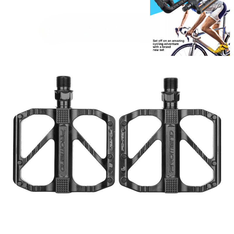 2 Pcs 9/16″ Bike Pedals MTB Road Bicycle Aluminum Alloy Non-Slip Sealed Bearing