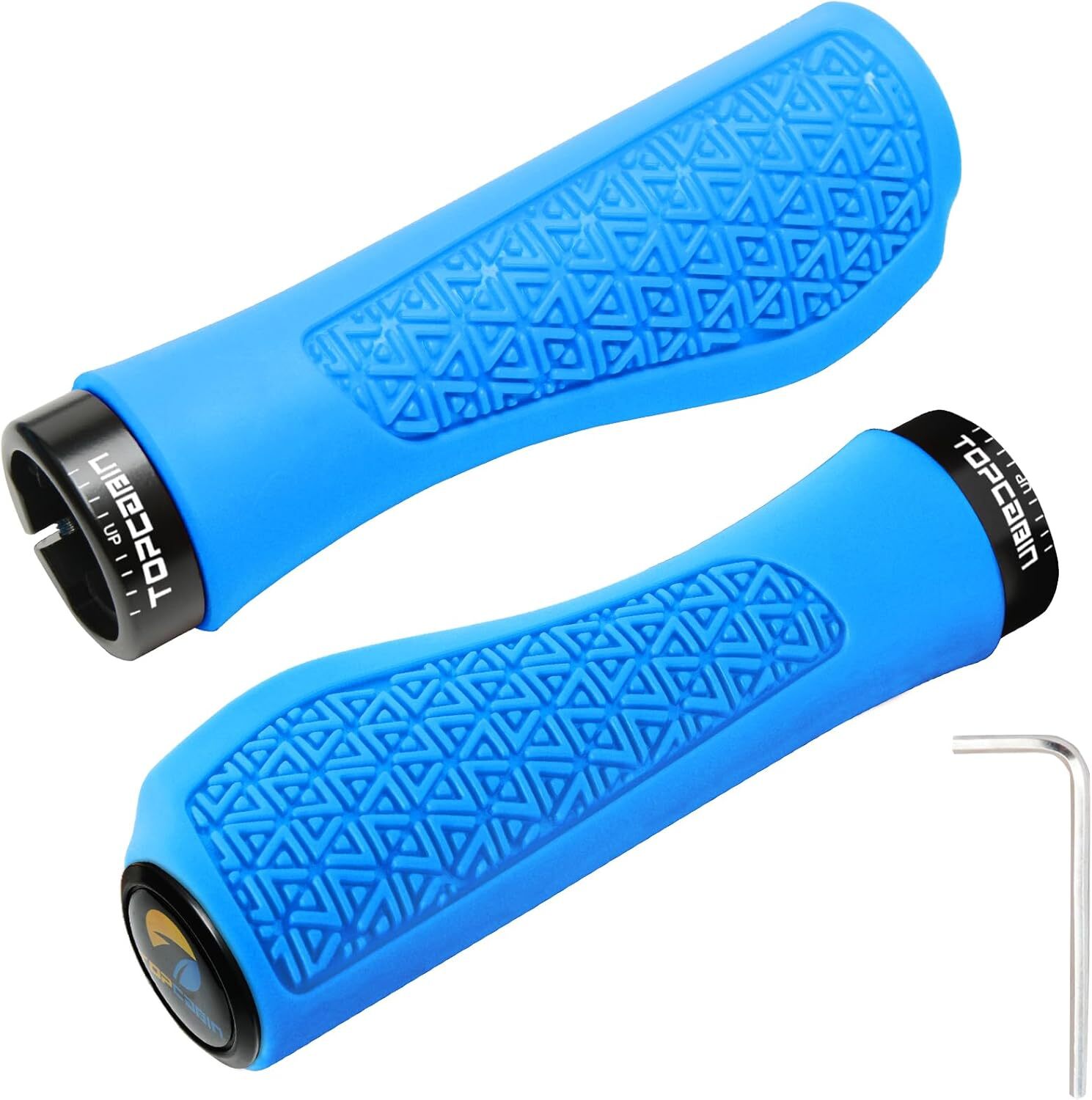 Aluminum Lock-on Ergonomic Bicycles Handlebar Grips for Mountain MTB BMX Bicycle
