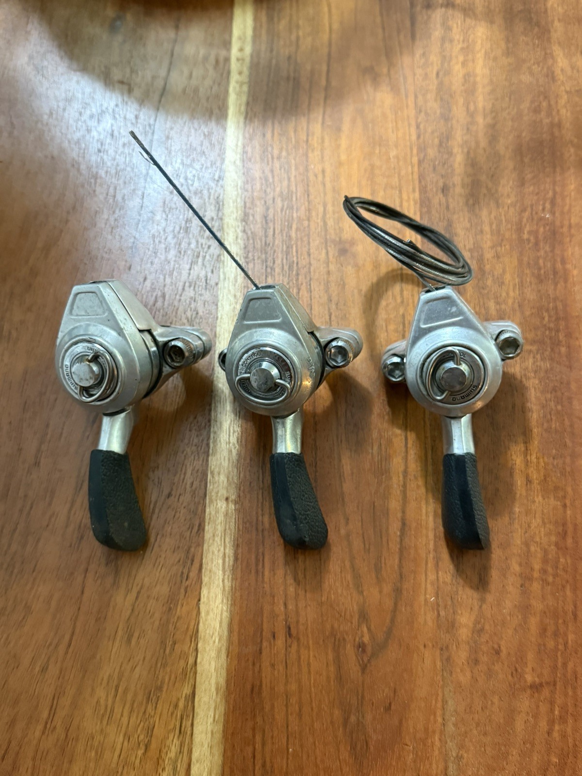 Vintage Shimano Deerhead Thumb Shifters Left/Front Lever M700 Deore XT Thumbie
