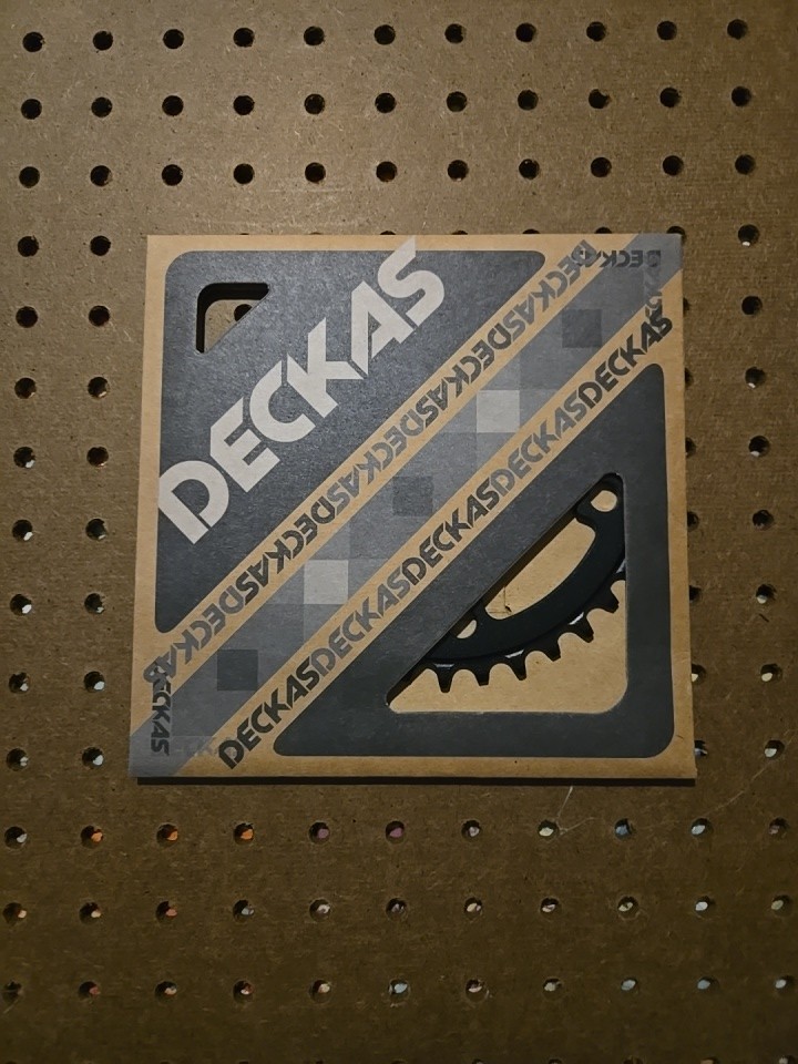 DECKAS 104bcd MTB Round Chainring 36T Bike Black Chainwheel – SHIPS FROM USA!