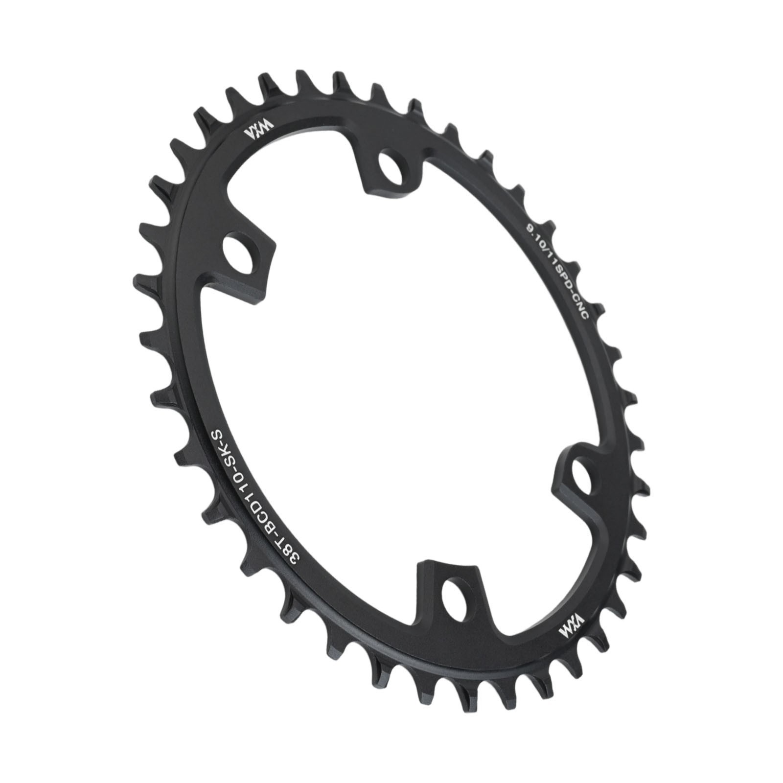 Road Bike Single Chainring CNC Aluminum Alloy 110BCD with Teeth Options
