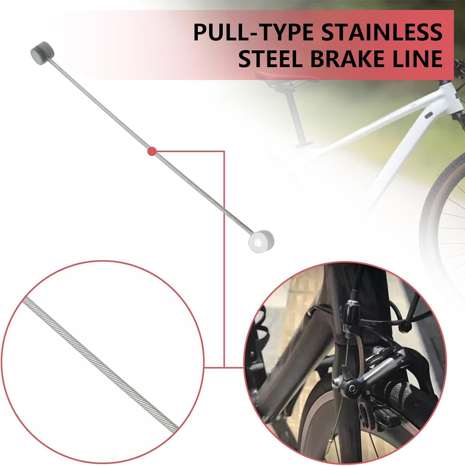 Silver Double-End Straddle Wires – 110mm Compatibility for Vintage & Modern B…