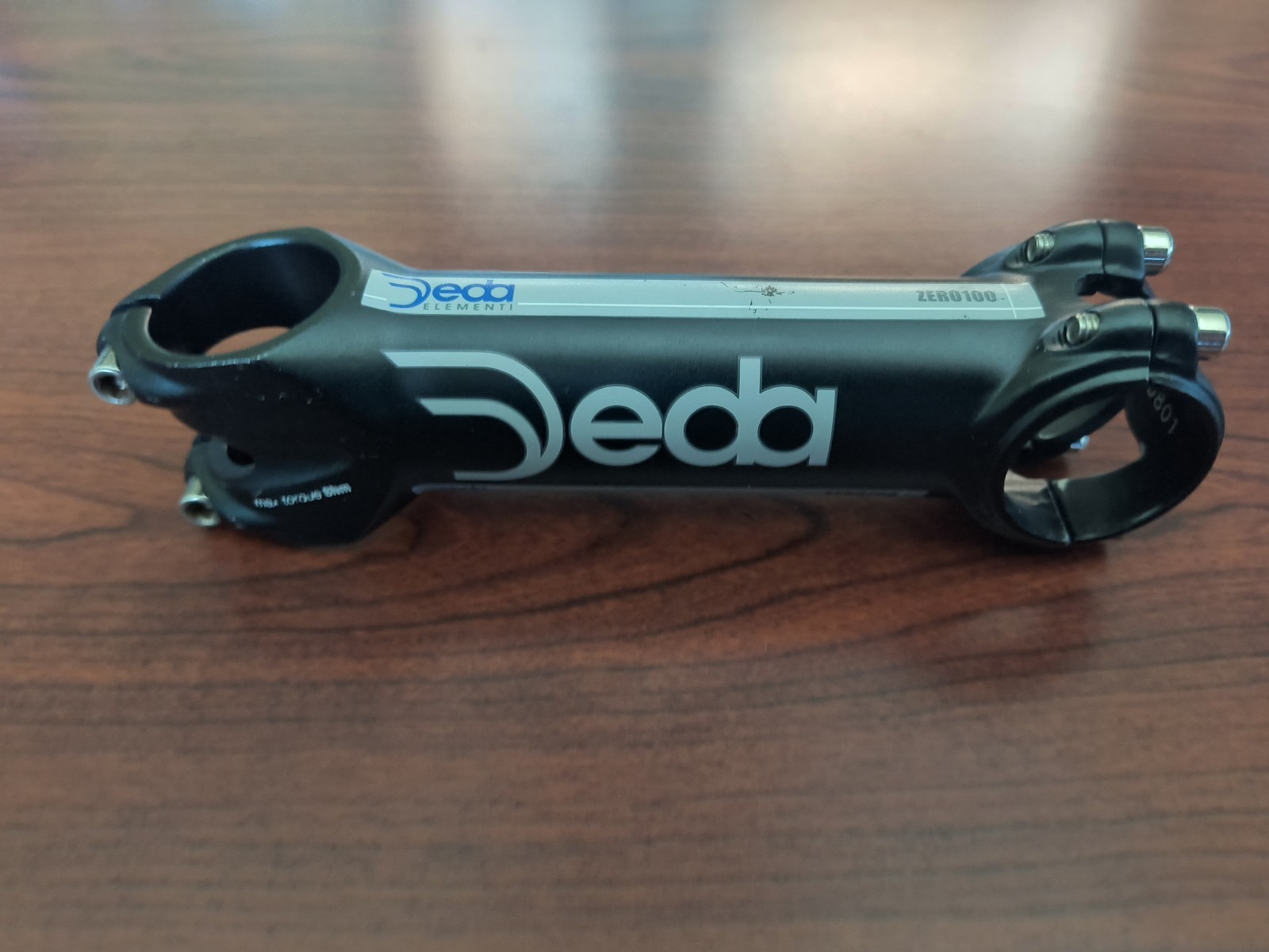 Deda Elementi Zero 100 Threadless Stem, 130mm, 31.8mm, 82°, Black