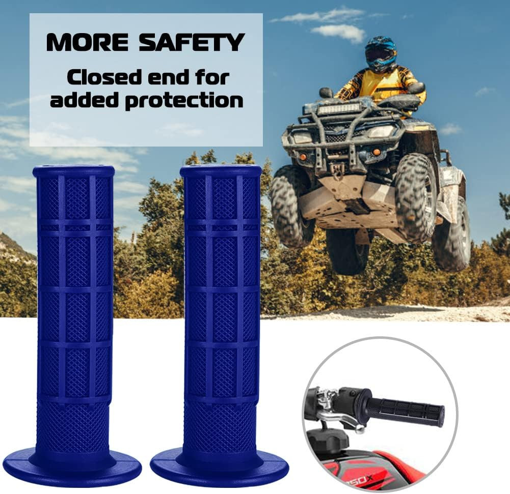 7/8» ATV Grips Universal Handlebar Grips Soft Rubber Motorcycle Grip for ATV Po