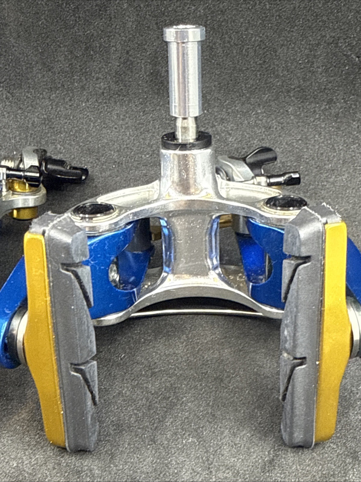 Cane Creek eeBrakes LIMITED EDITION ~ Blue Gold Silver ~ Rim Brakes Center Mount