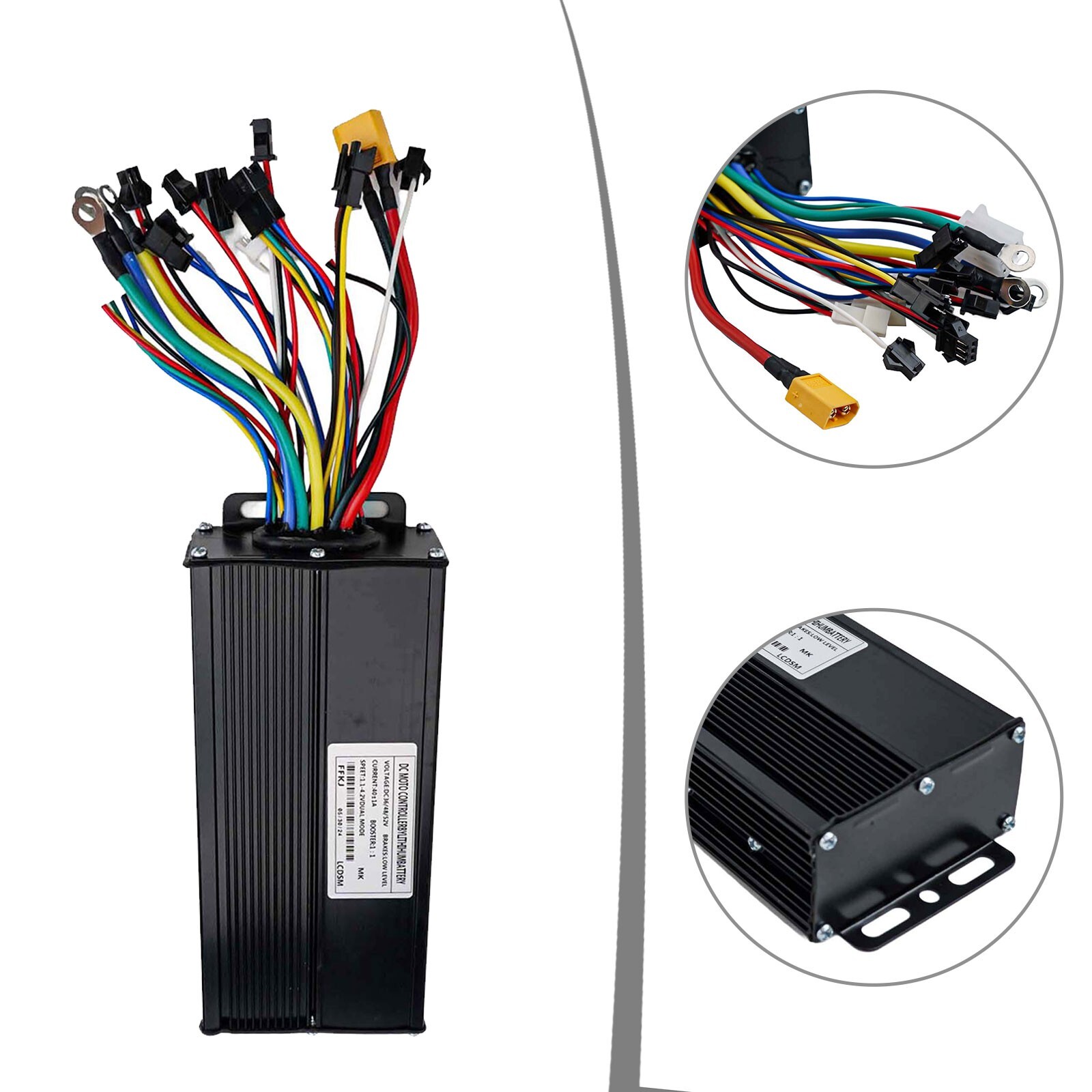 Ebike 36V 48V 52V 2000W 40A Sine Wave 3-mode Controller for Electric Bicycle USA