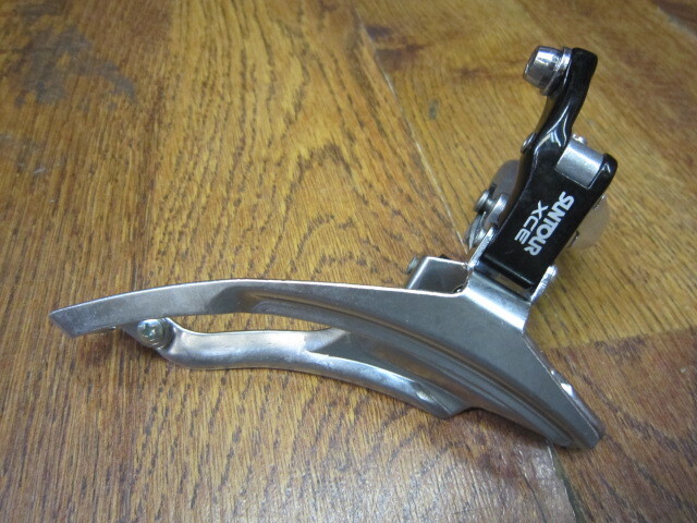 NOS VINTAGE SUNTOUR XCE 28.6 CLAMP-ON BOTTOM PULL FRONT DERAILLEUR