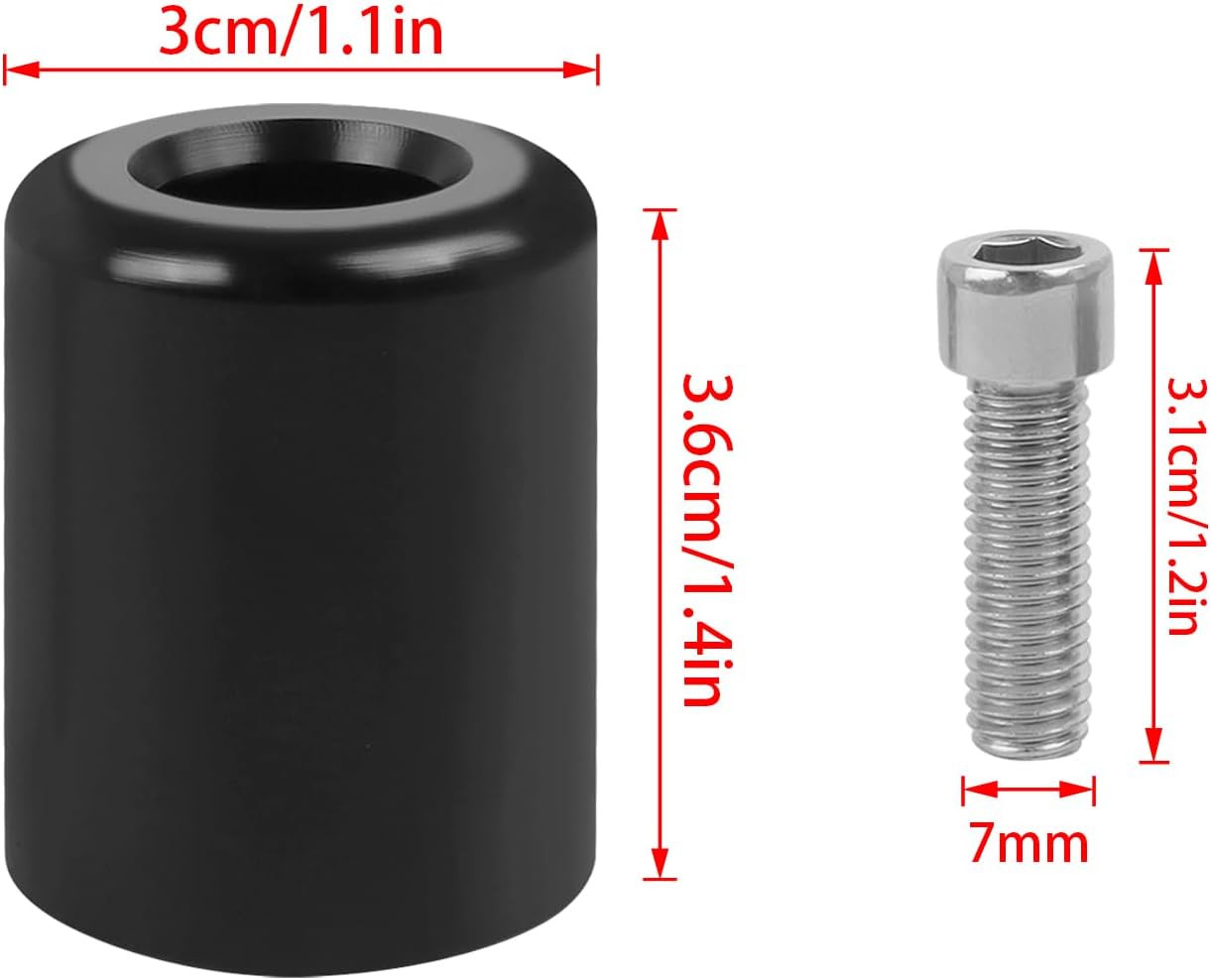 Handle Bar Ends Plug Caps for Ninja400 ABS 2018-2022 ZX-10R 2006-2015 ZX-6R 2000