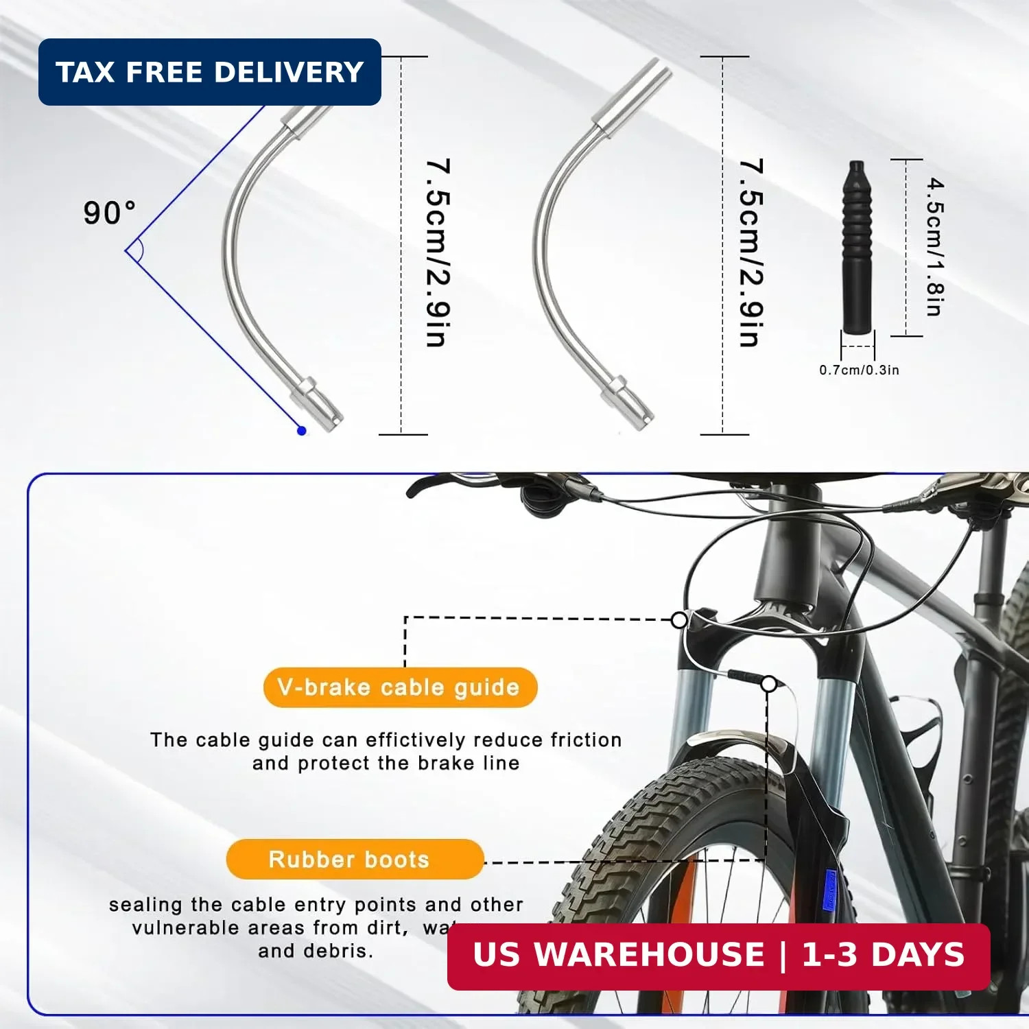 Stainless Steel Wire Cutter Bike Brake and Shifter Derailleur Cable Housing Kit,