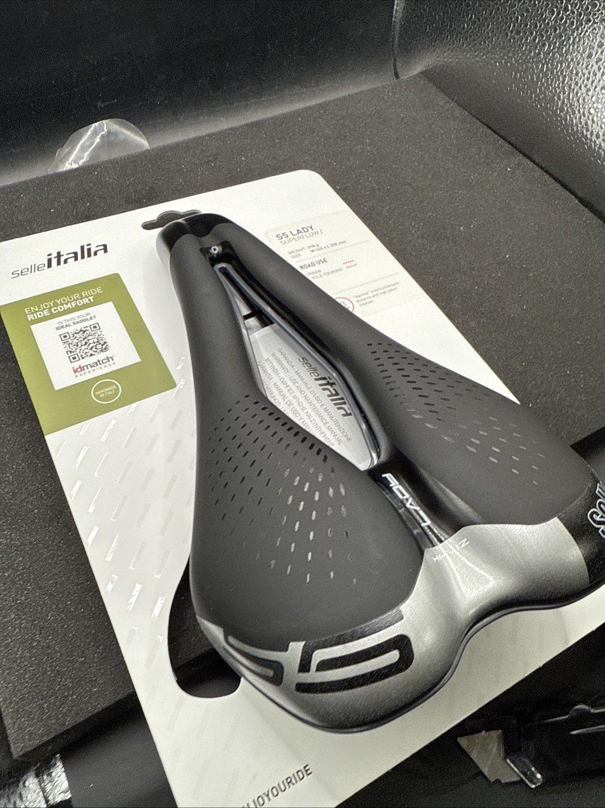 Selle Italia S5 Lady Superflow Cycling Saddle Seat 145mm Width (9419-27)