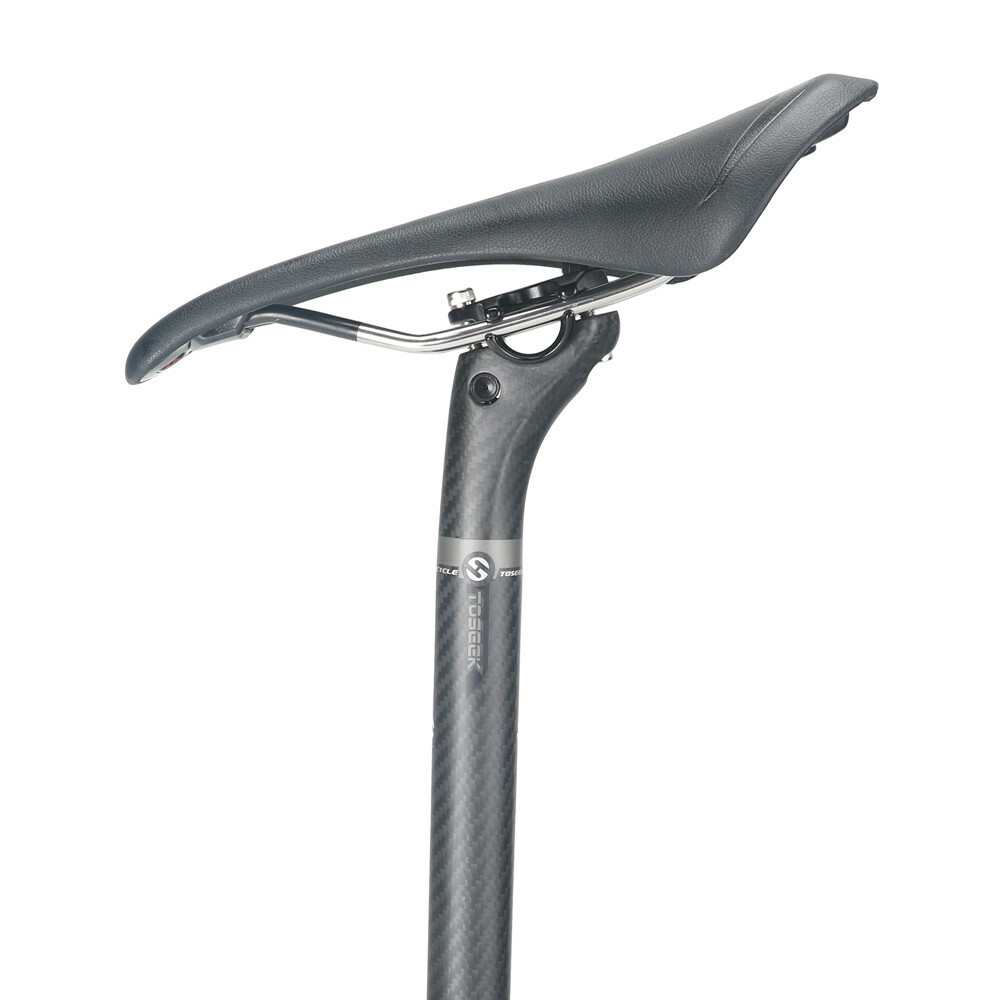 TOSEEK Carbon Fiber Seatpost 27.2/30.8/31.6mm Bicycle Seat Post Tube Offset 20m