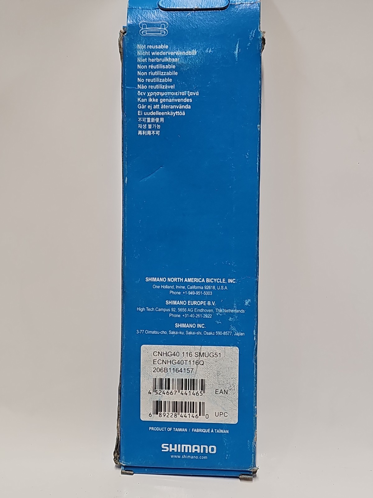 Shimano CN-HG40 6/7/8 Speed Chain 116 Links 7.3mm Grey Bicycle Chain New