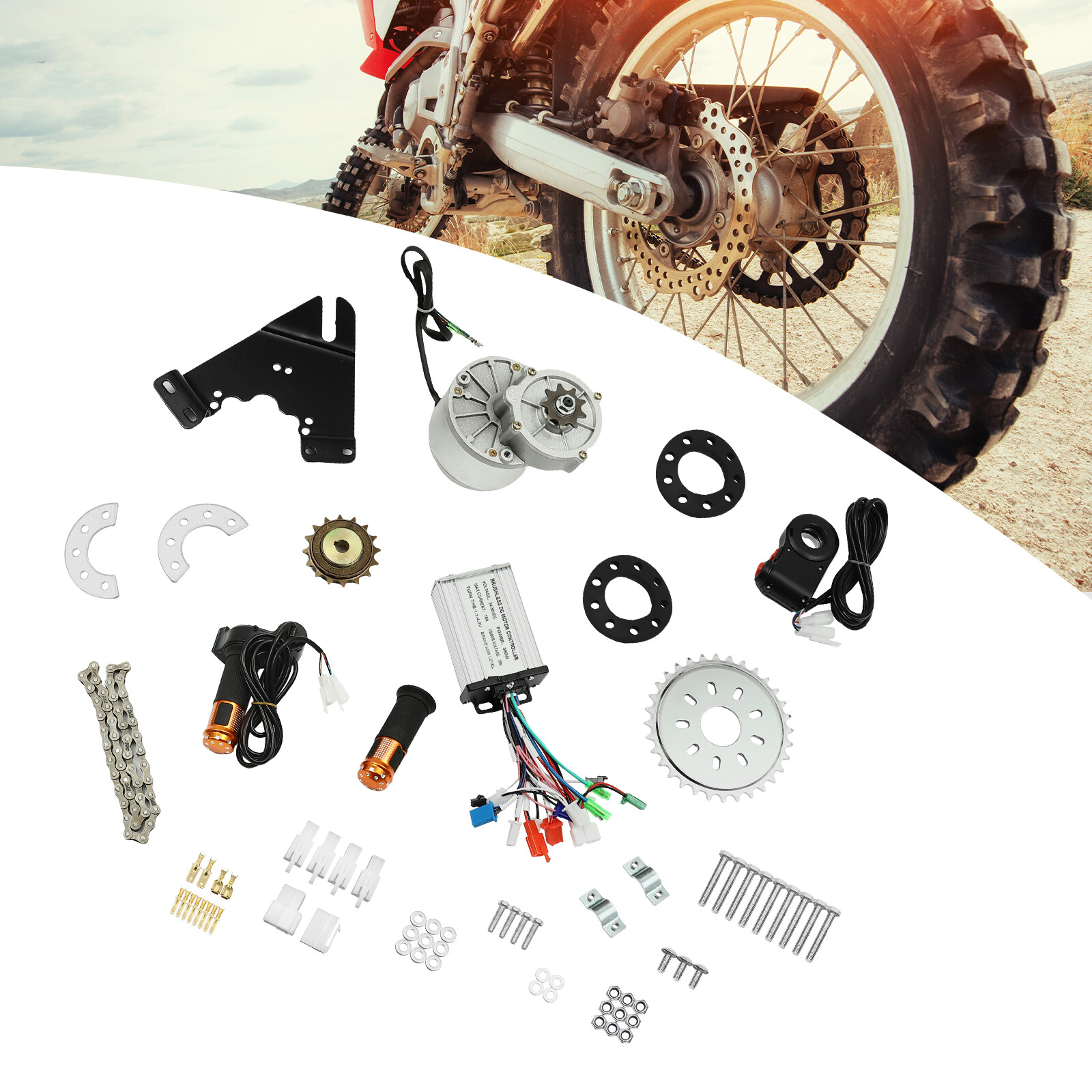 Electric Bicycle Motor Kit Electric Bike Conversion Conversion Installation Kit