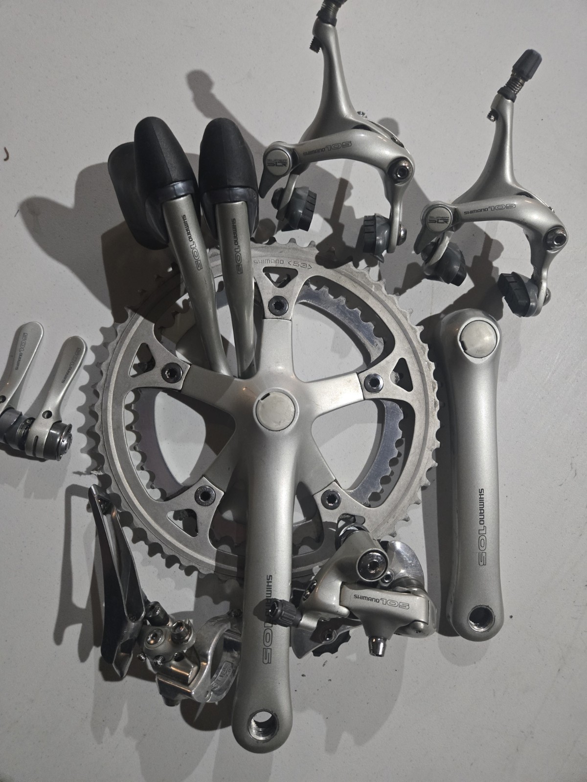 Vintage Shimano 105 Groupset Used Nice Oldskool