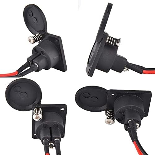 3 Wire 3-Pin XLR Charging Port Cable for E-Bike, E-Scooter, Mobility, Wheelchair