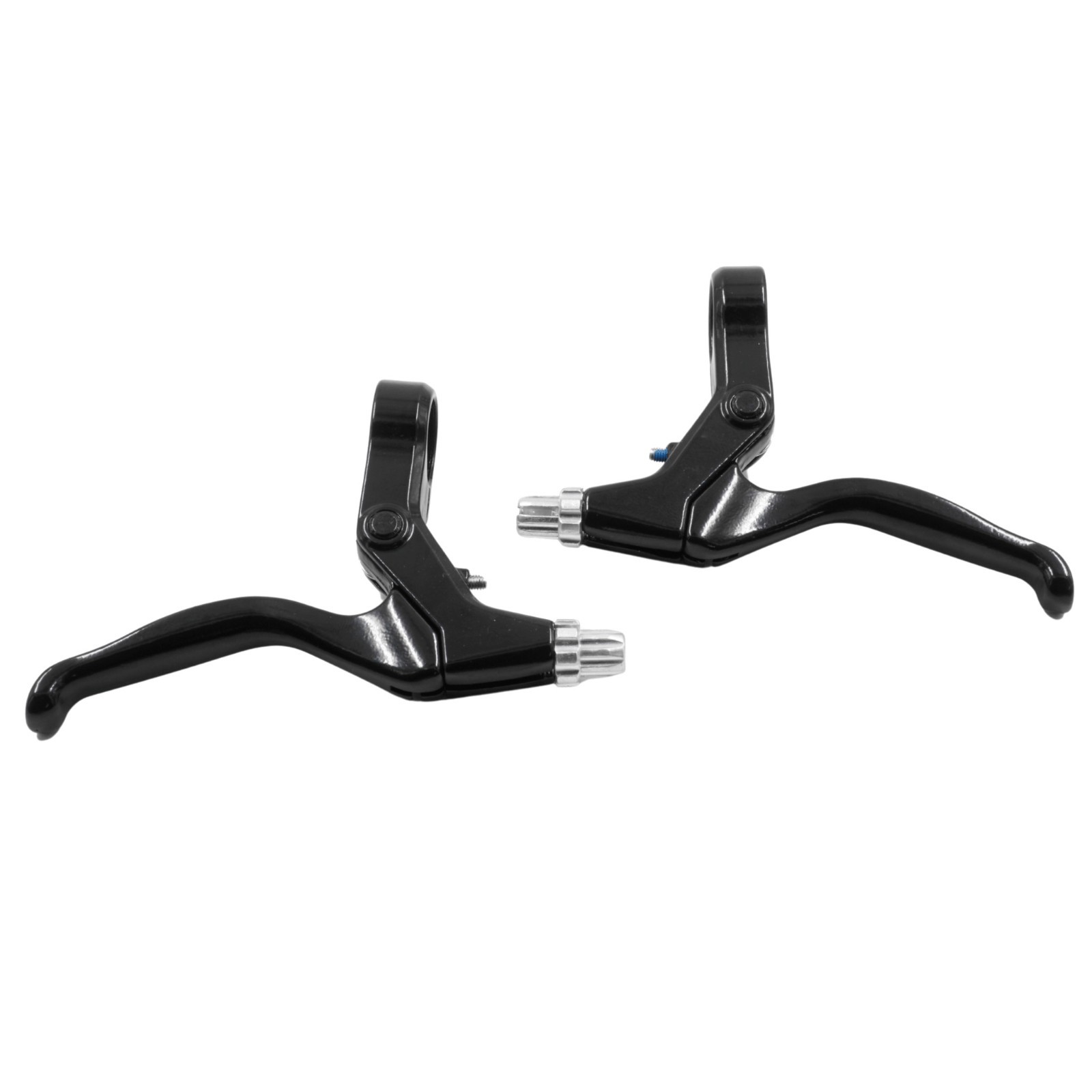 Promax BL-42 Cantilever 2 Finger Bike Brake Lever Set Left Right Black Silver