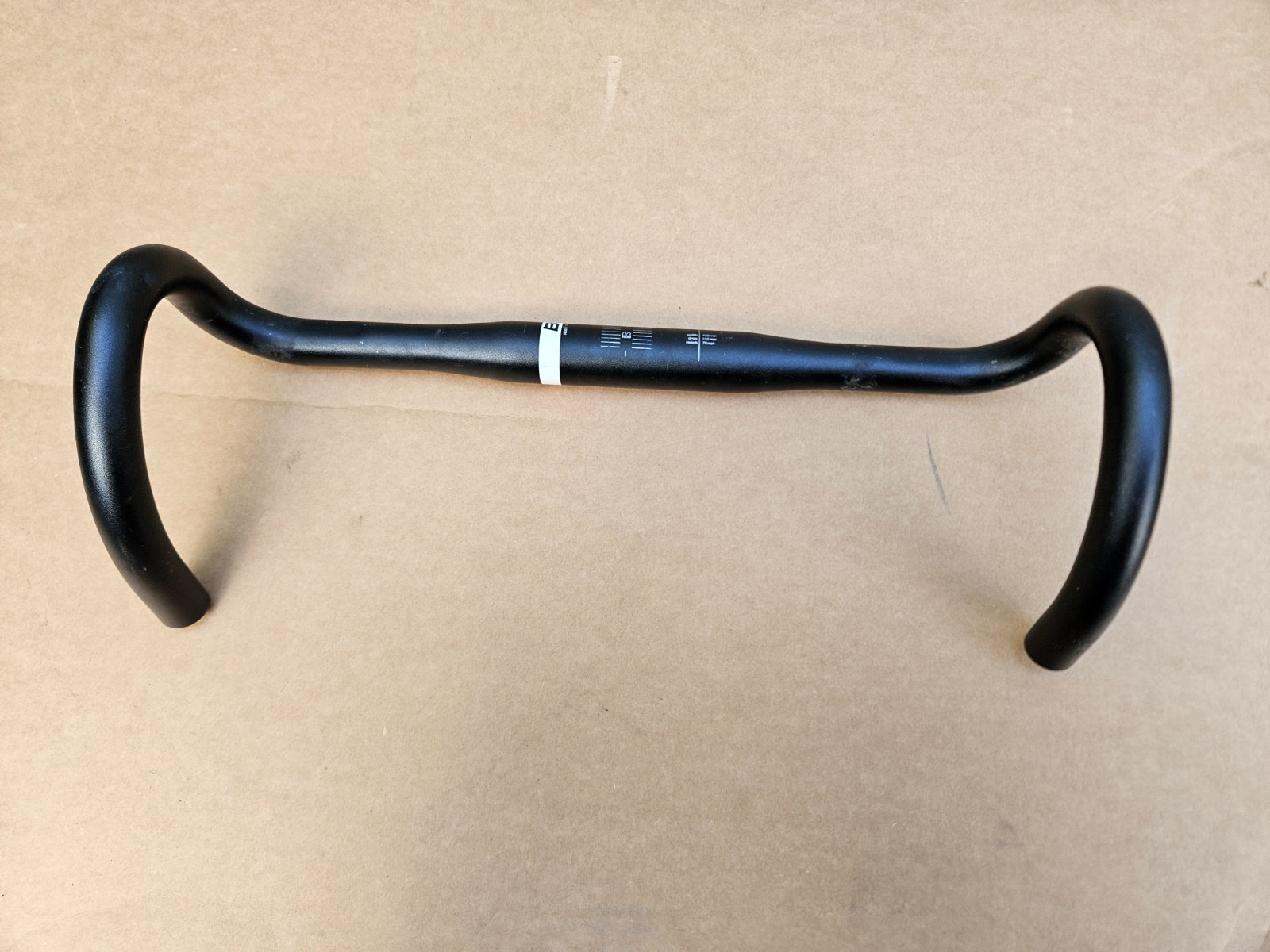BMC Road Bike Drop Bars 42cm Wide x 31.8mm Clamp Model RDB03 Black