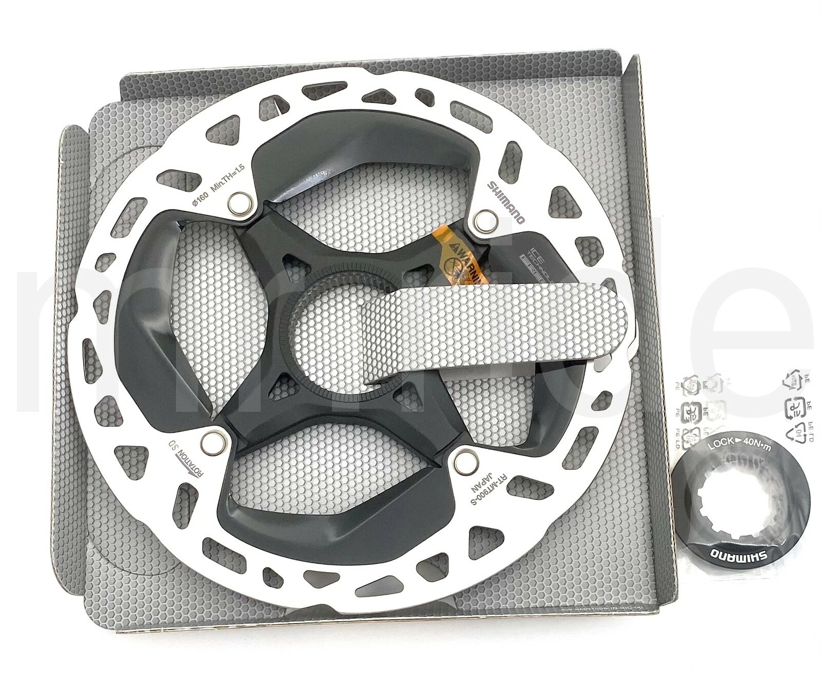 Shimano XTR/SAINT MTB Bike Disc Brake Rotor RT-MT900 160mm Center Lock,ICE Tech