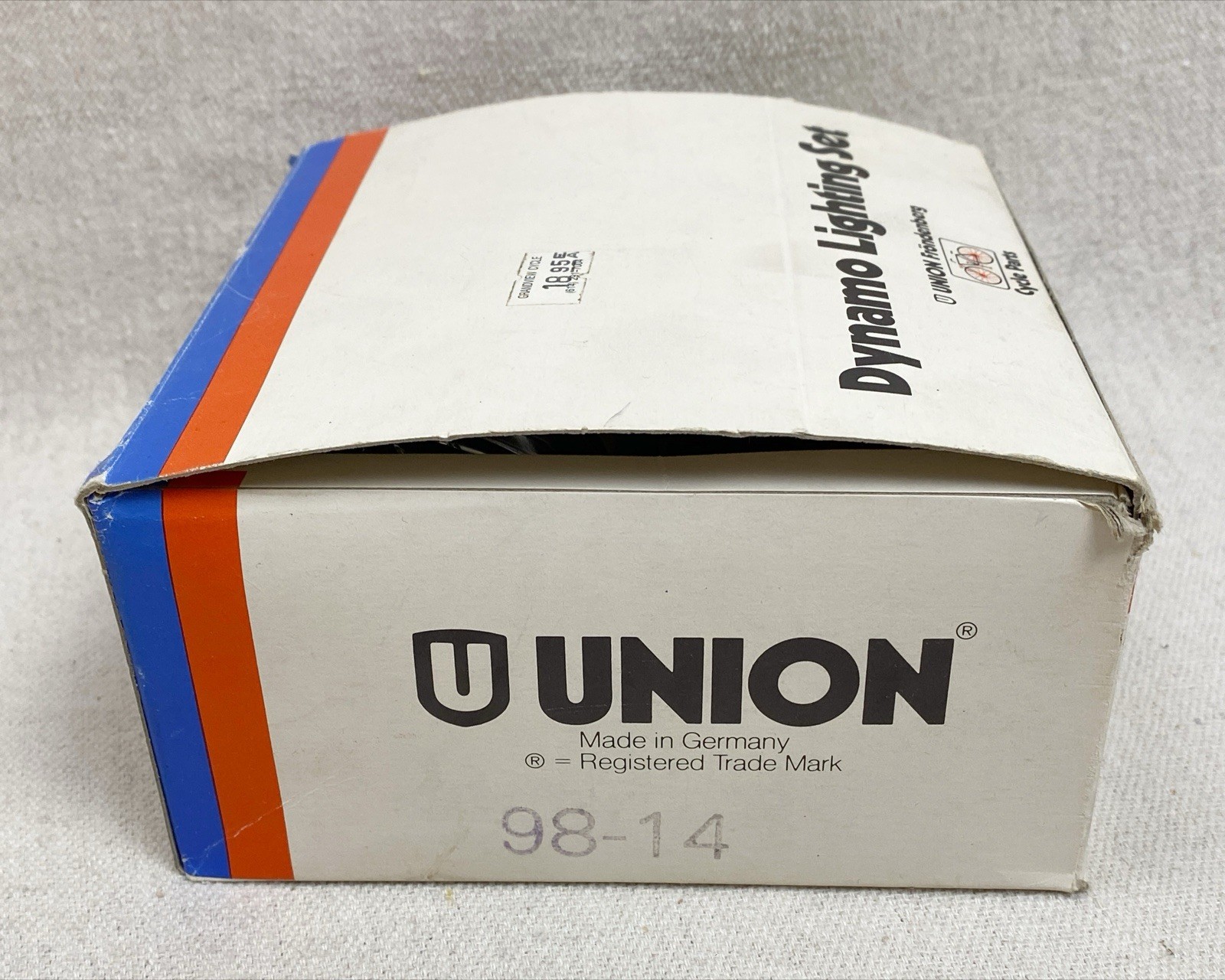NOS Union Dynamo Generator Head Tail Light Set Bicycle Vtg Schwinn Puegeot Fuji