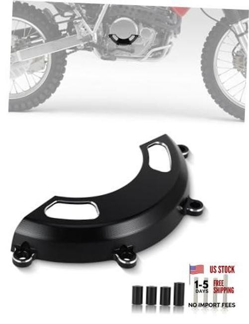 Black Dirt Bike Engine Cover Guard for XR650L, CNC Aluminum Case, Black
