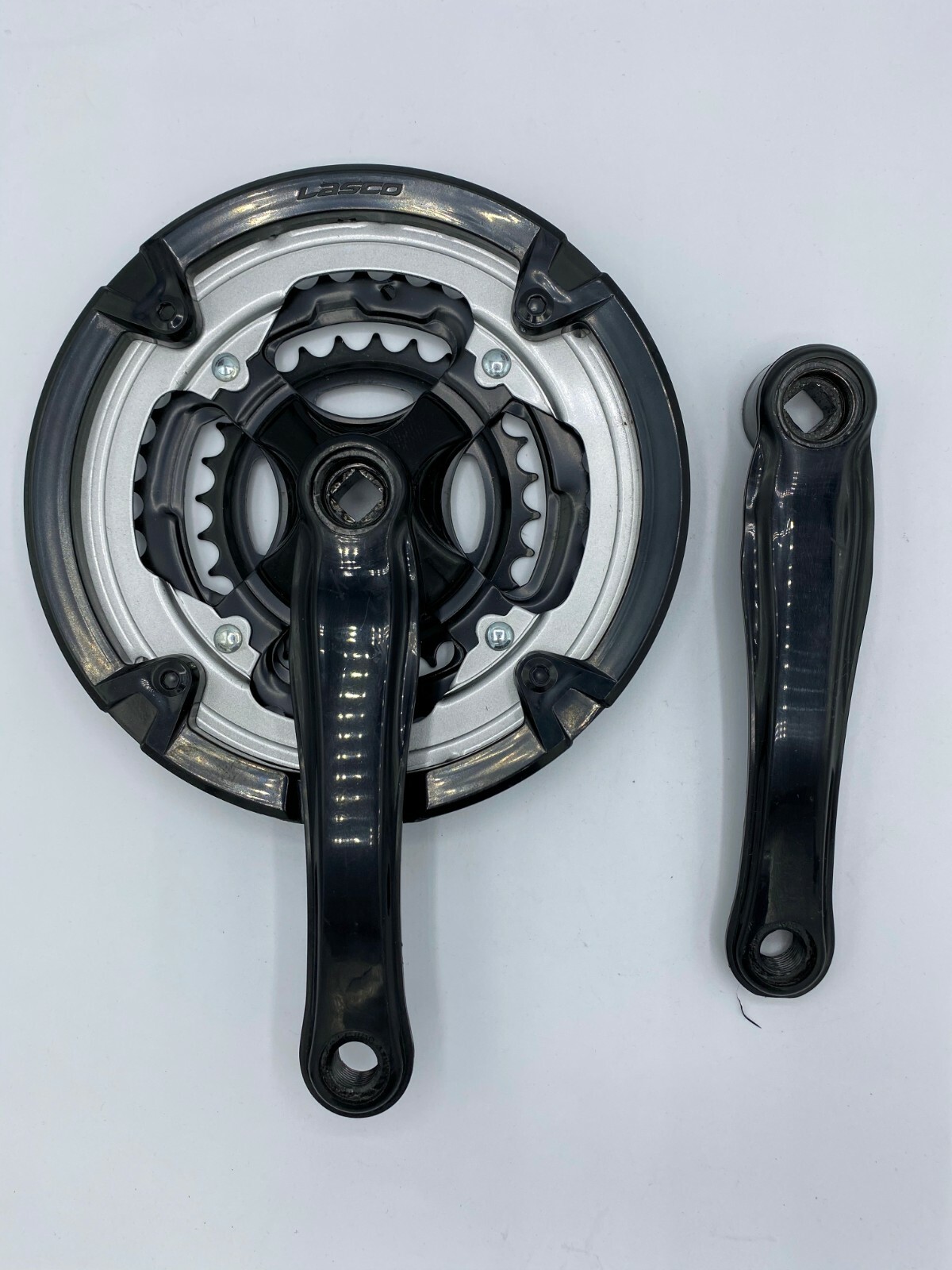 LASCO STEEL CHAINWHEEL AND CRANKSET 28/38/48T BIKE BICYCLE PARTS INDEX 170MM
