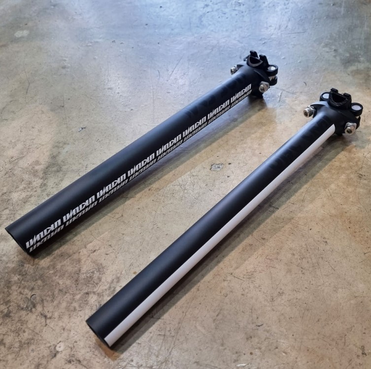 UNKNOWN Carbon Seatpost Lightweight Track Fixed Gear Bike Aero Black