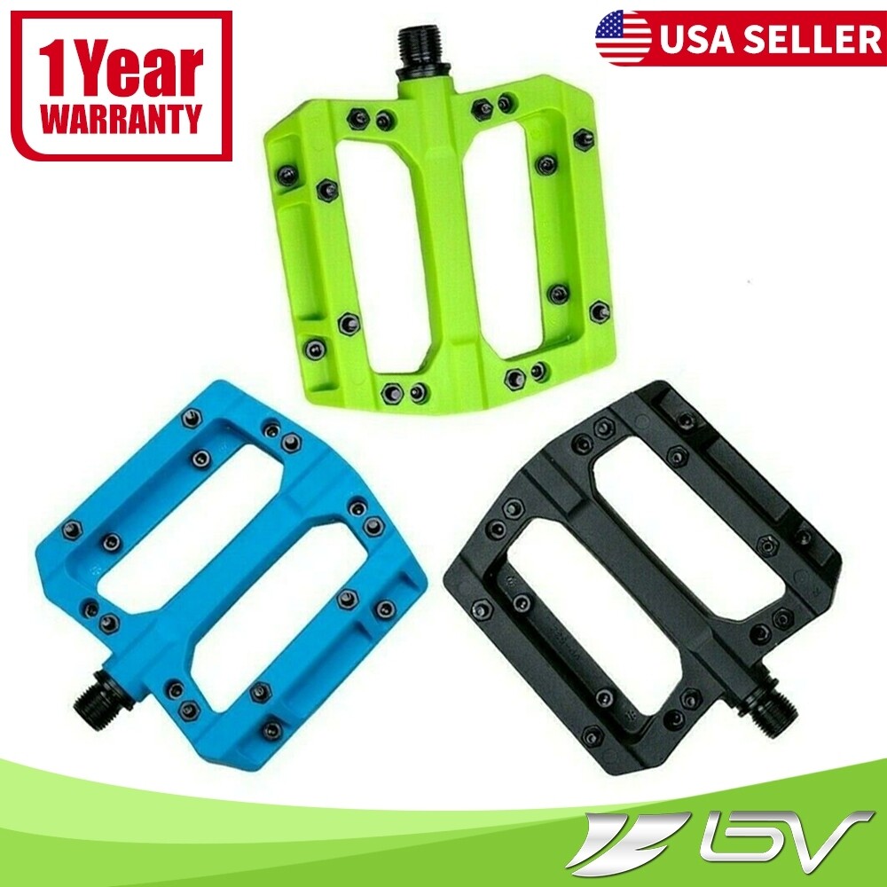 VP Mountain Bike Pedals 9/16″ Nylon Fiber Double Sealed Bearing for MTB BMX-Pair