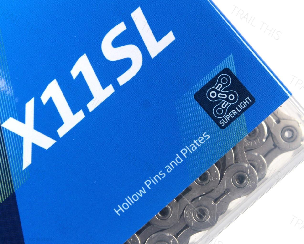 KMC X11SL Silver 11-Speed Road / CX Bike Chain 118L fits Campy SRAM Shimano
