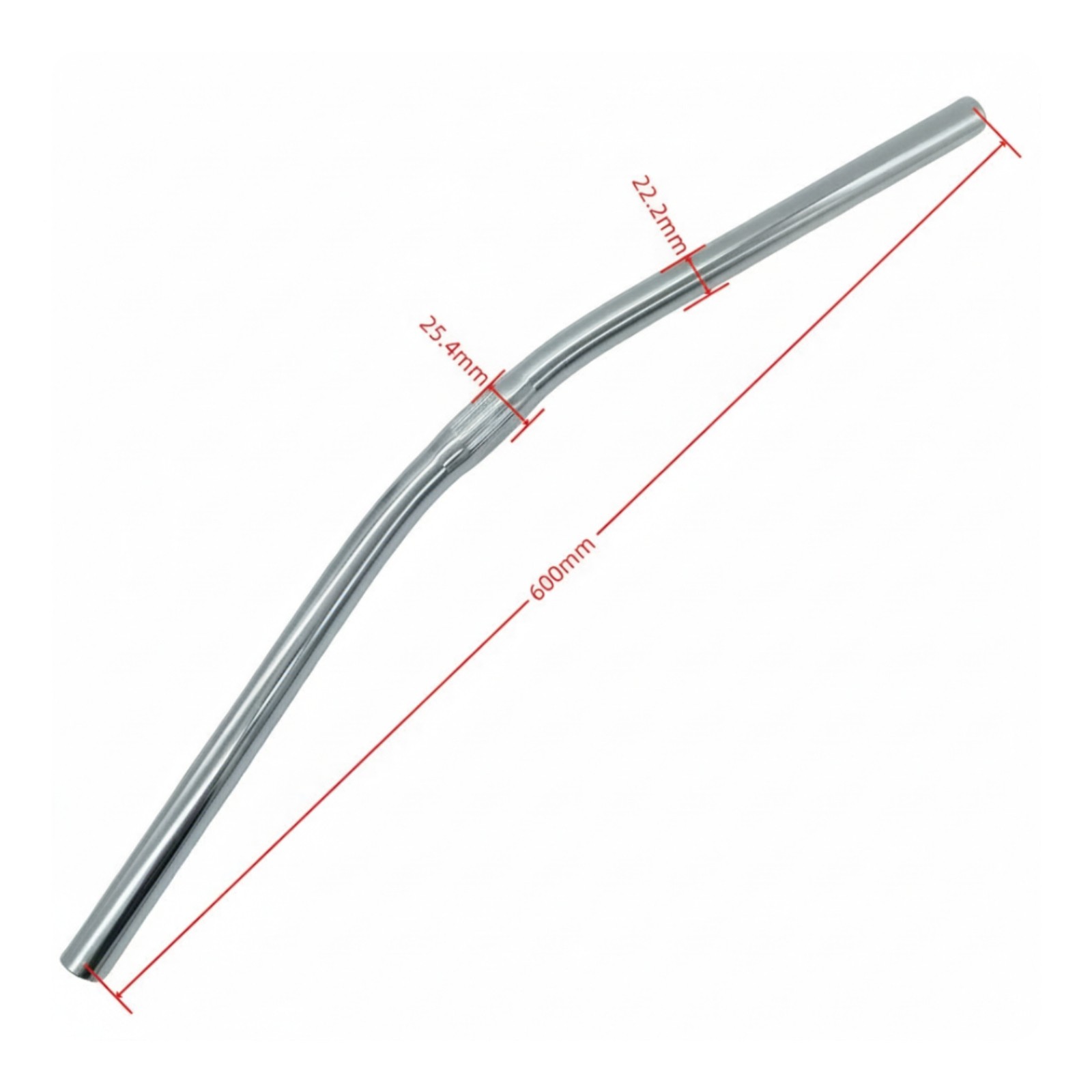 Curved Bike Handlebar Sturdy Curved Handlebar Lightweight