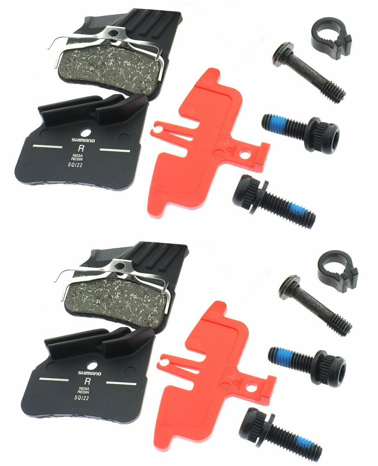 Shimano XT BL-M8100 BR-M8120 4 Piston Brake Set F/R 100/170cm w/Fin Pad READ