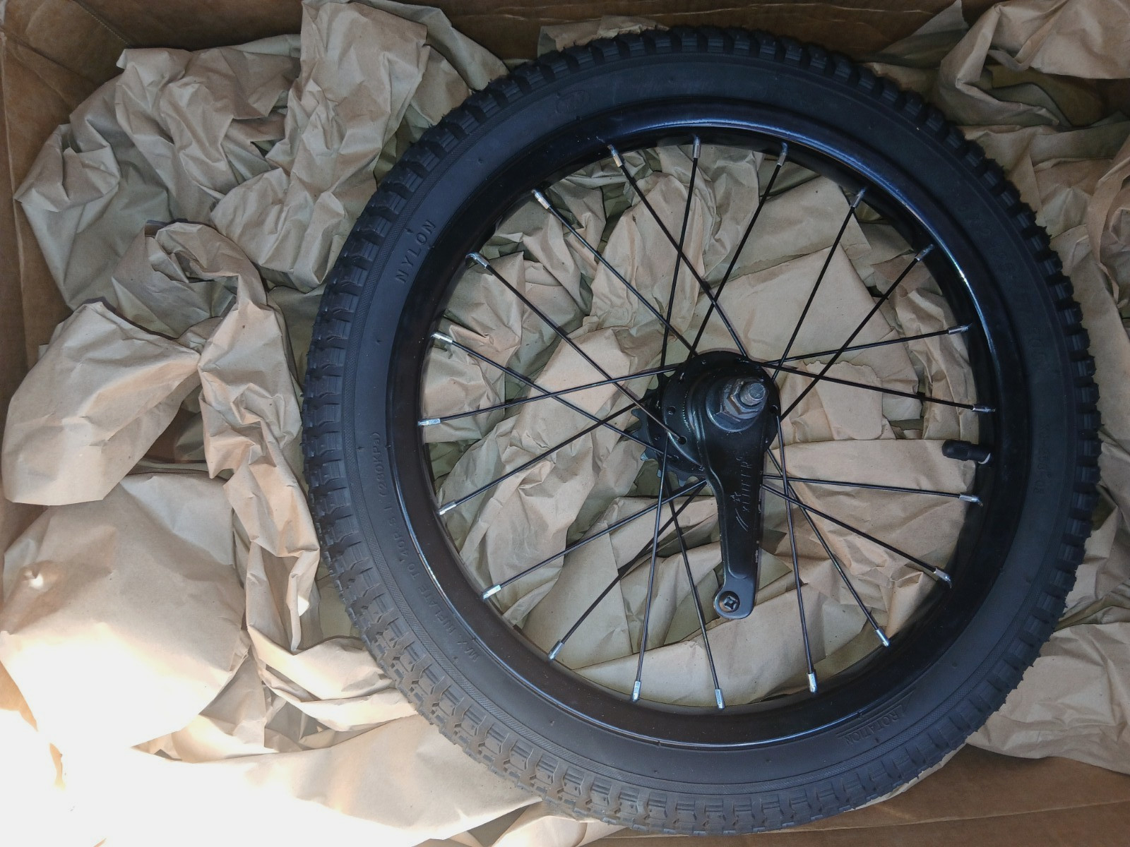 16″ Rear Bicycle Wheel Assembly 16×2.125 57-305 Coaster Brake Hub 16T Sprocket B