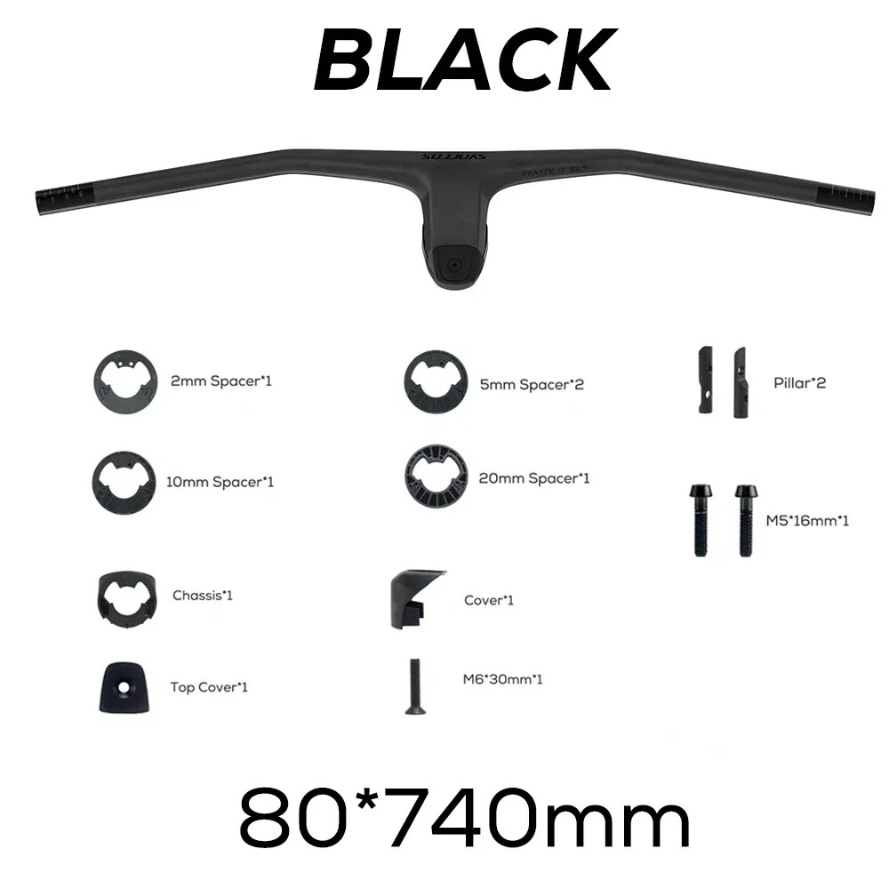 740MM Carbon MTB Bicycle Integated Handlebar Handlebar FRASER IC SL WC -20°