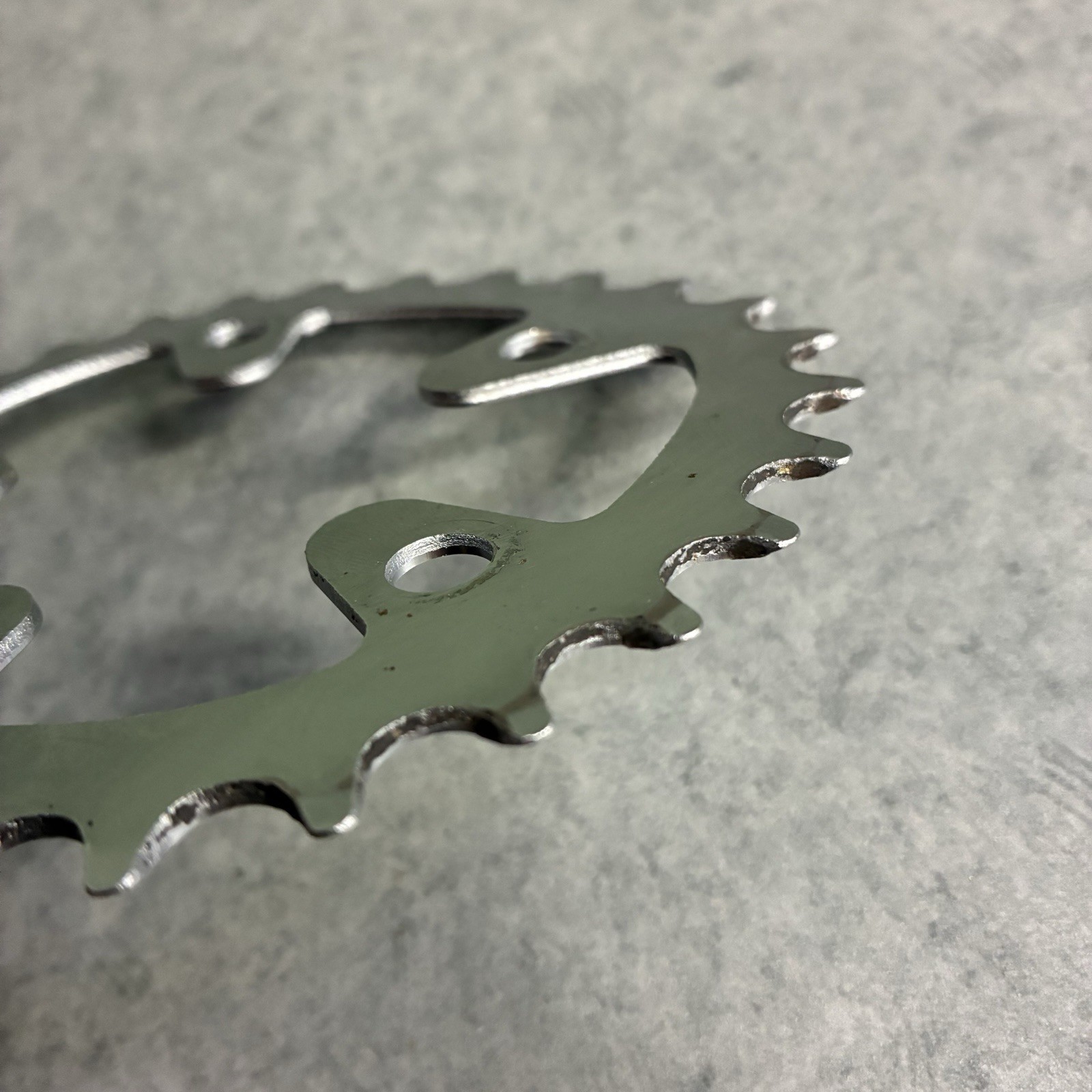 Vintage SHIMANO BIOPACE 28 Tooth Chainring ~ 28T / 74mm BCD Steel 1987