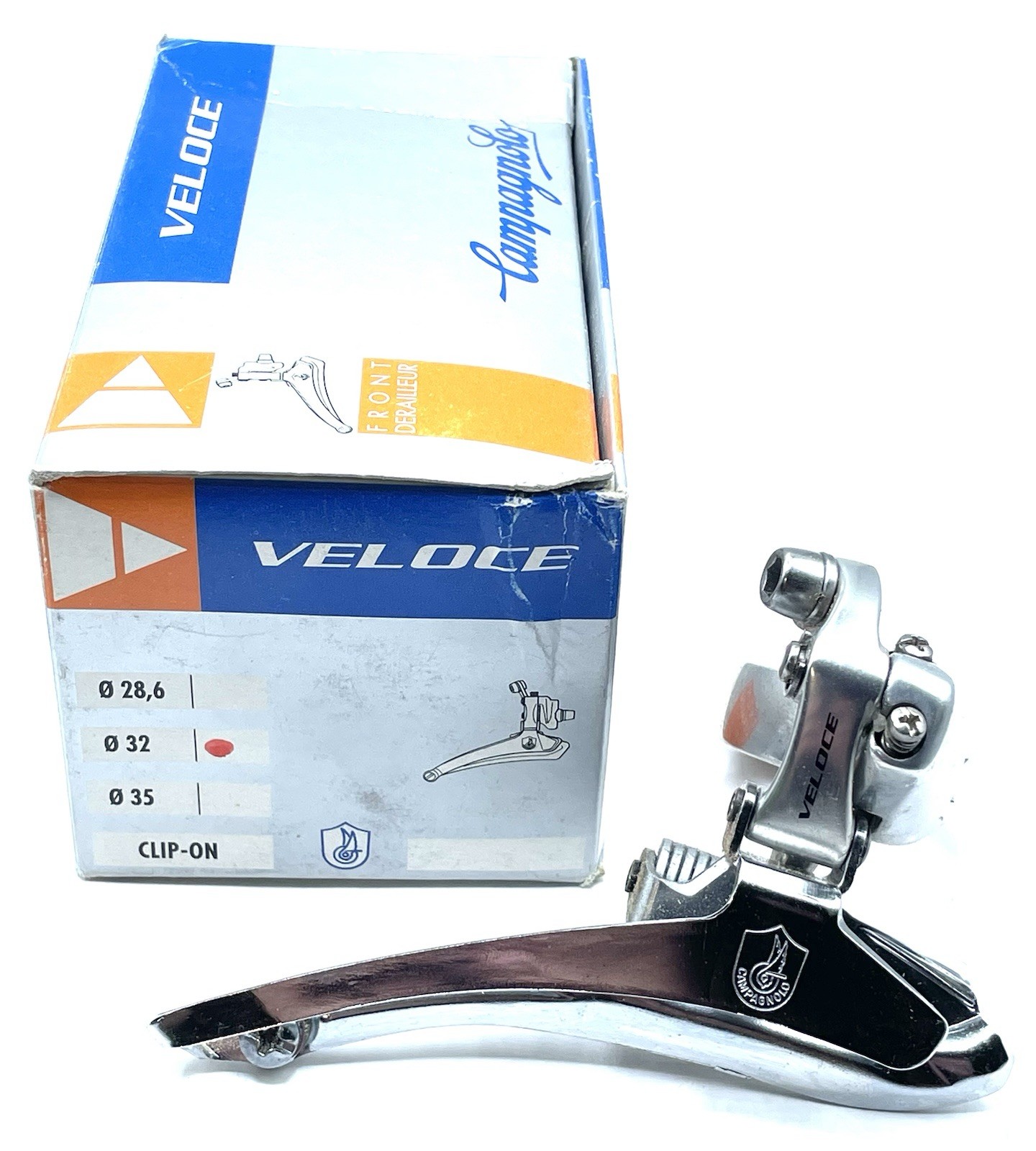 Campagnolo Veloce Front Derailleur 32.0 Bottom Pull NOS Vintage NIB NEW Campy