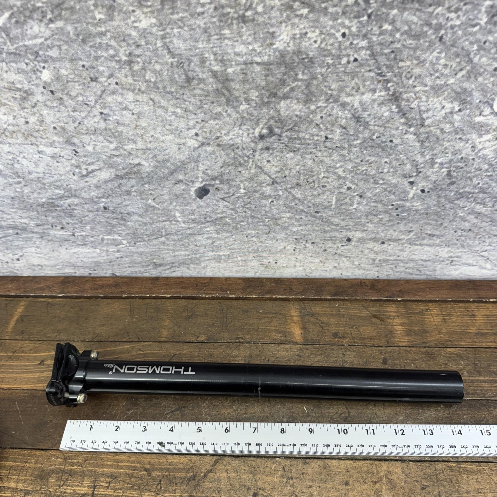 Thomson Elite Bicycle Seatpost 30.9mm X 367mm Black Made USA SP-E128 335g Wear