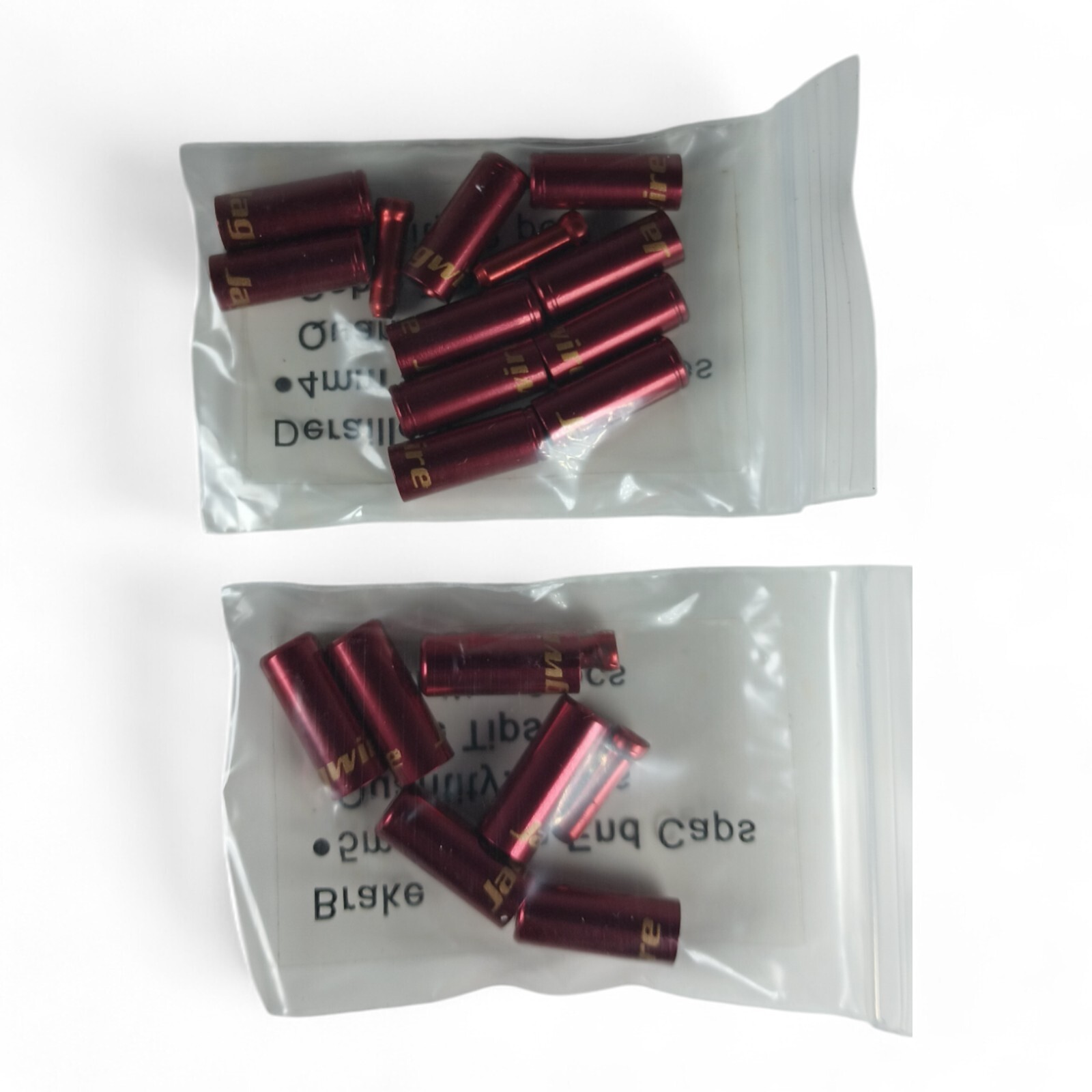 Jagwire Pro End Caps Red Brake 10pcs 5mm 6pcs gear 4mm & cable tips