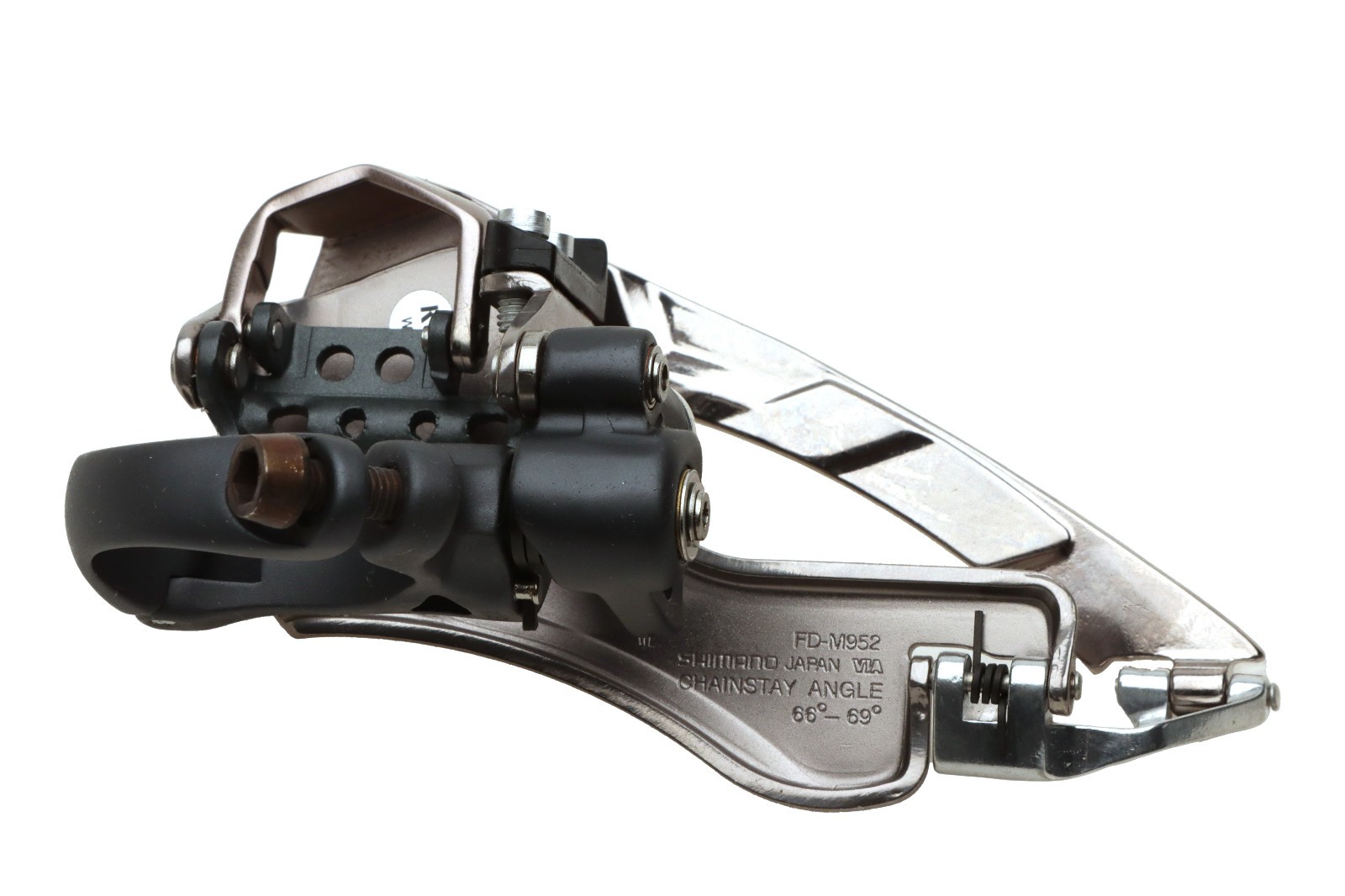 Shimano XTR FD-M952 DL6 Front Derailleur 3x9s Clamp-On 34.9mm T.Swing/B.Pull NOS