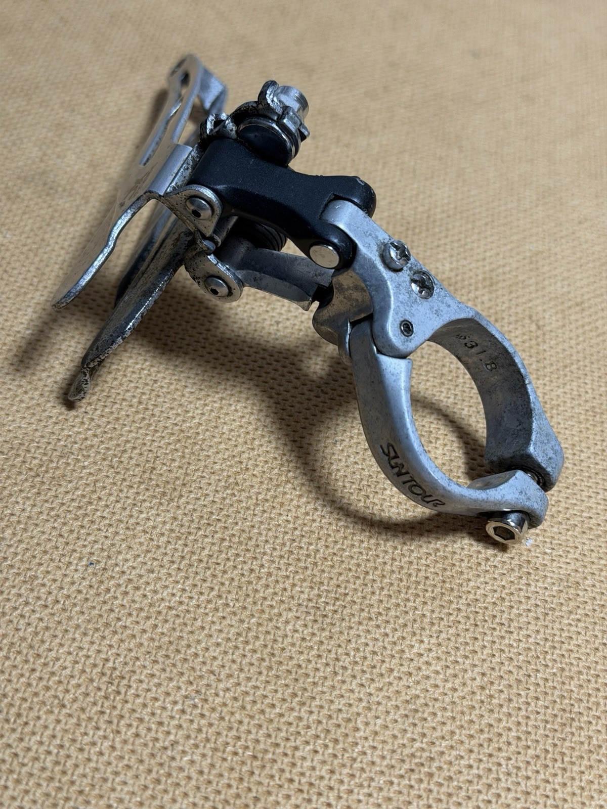 Vintage Suntour XC FD-3500 Clamp-On 31.8 mm Front Derailleur – For Parts