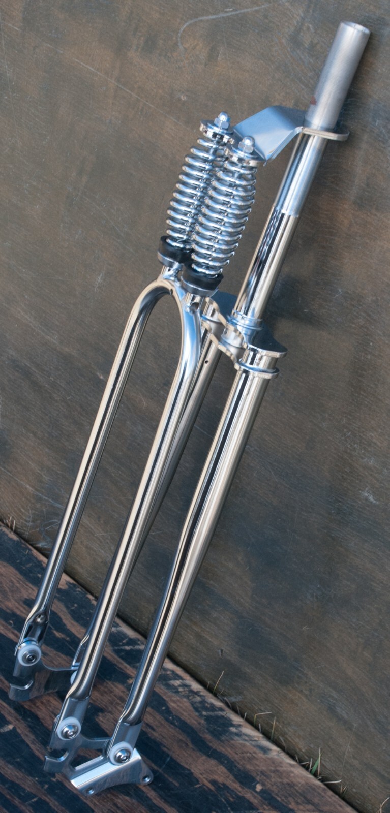 26″ Monark Bicycle Chrome DUAL SPRINGER FORK RatRod Chopper Vintage Cruiser Bike