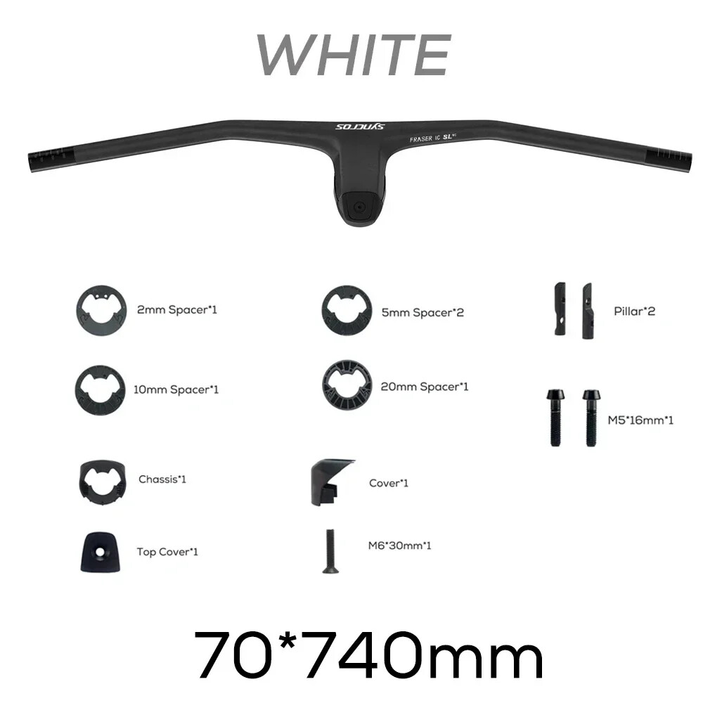 740MM Carbon MTB Bicycle Integated Handlebar Handlebar FRASER IC SL WC -20°