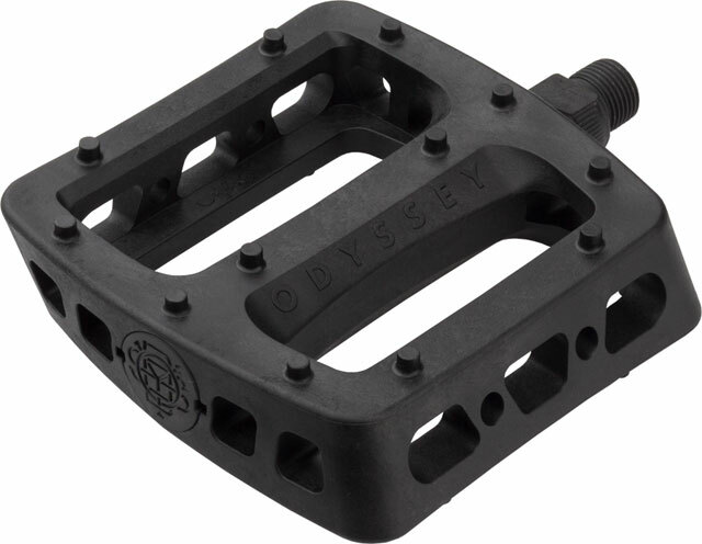Odyssey Twisted Pro PC Pedals – Platform, Composite/Plastic, 9/16″, Black