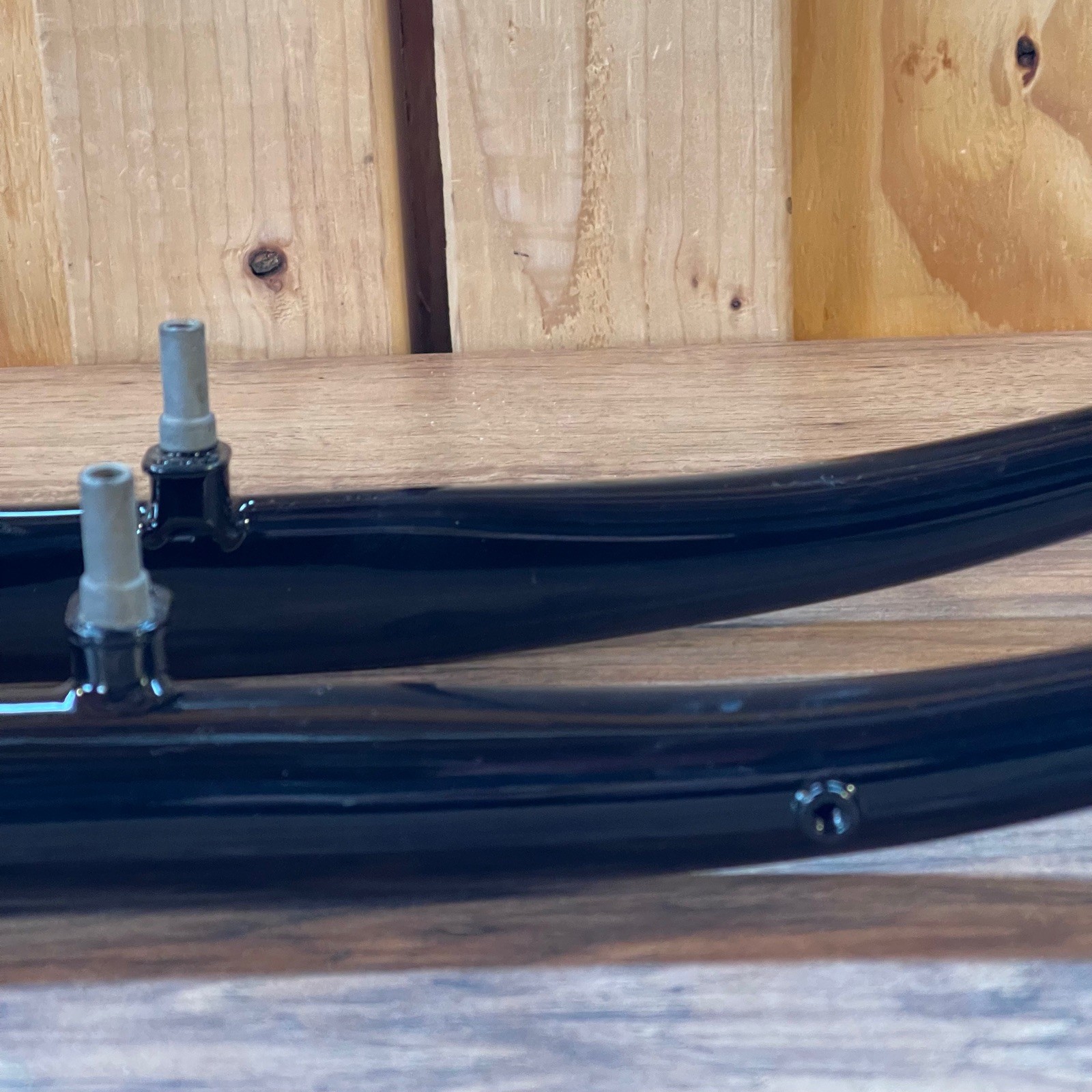 1 1/8 Threadless 700C Chromoly Touring Gravel Fork Rim Brake Black Wide Crown