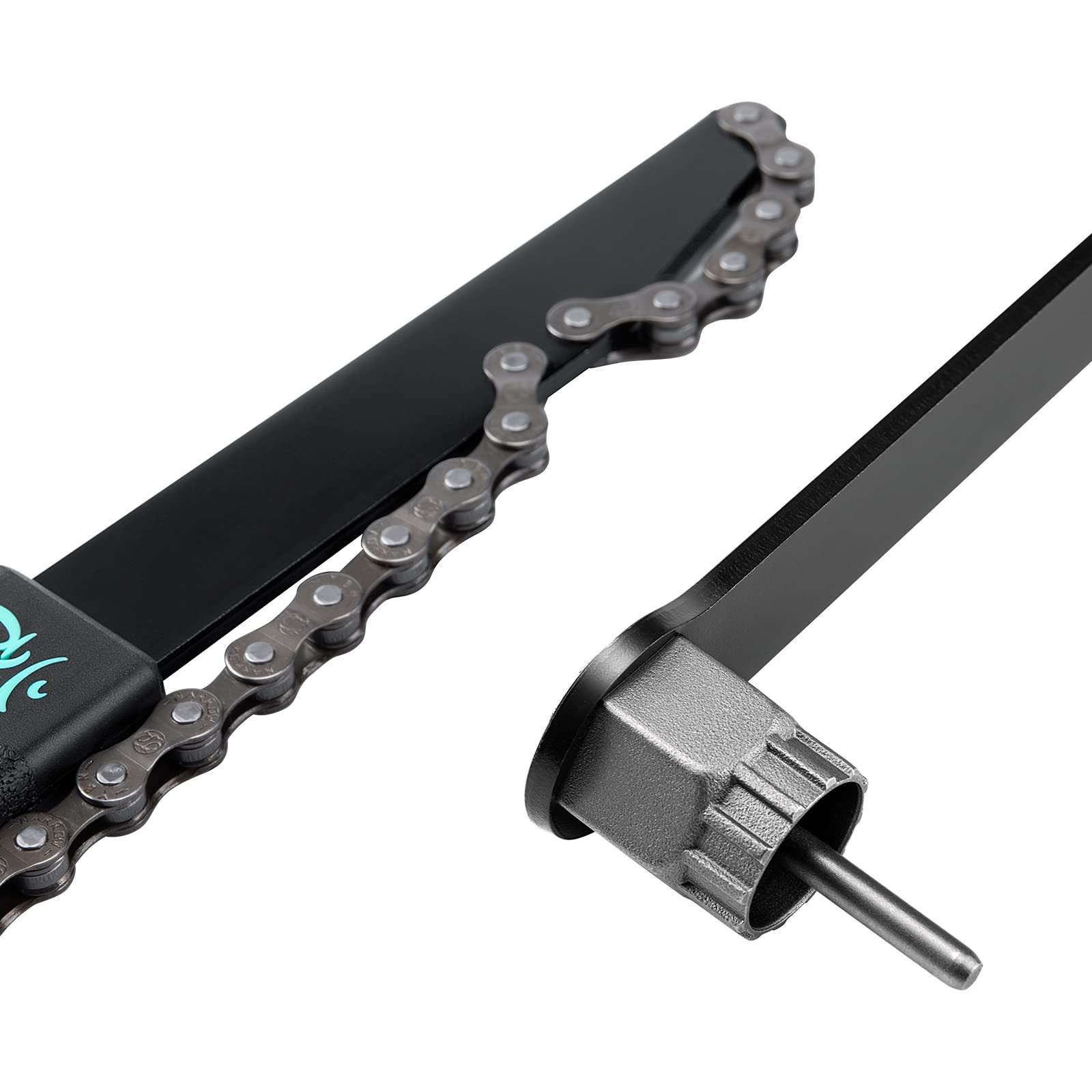 cyclists Cassette Removal Tool Sets – Chain Whip & Lock Ring Medium, Black