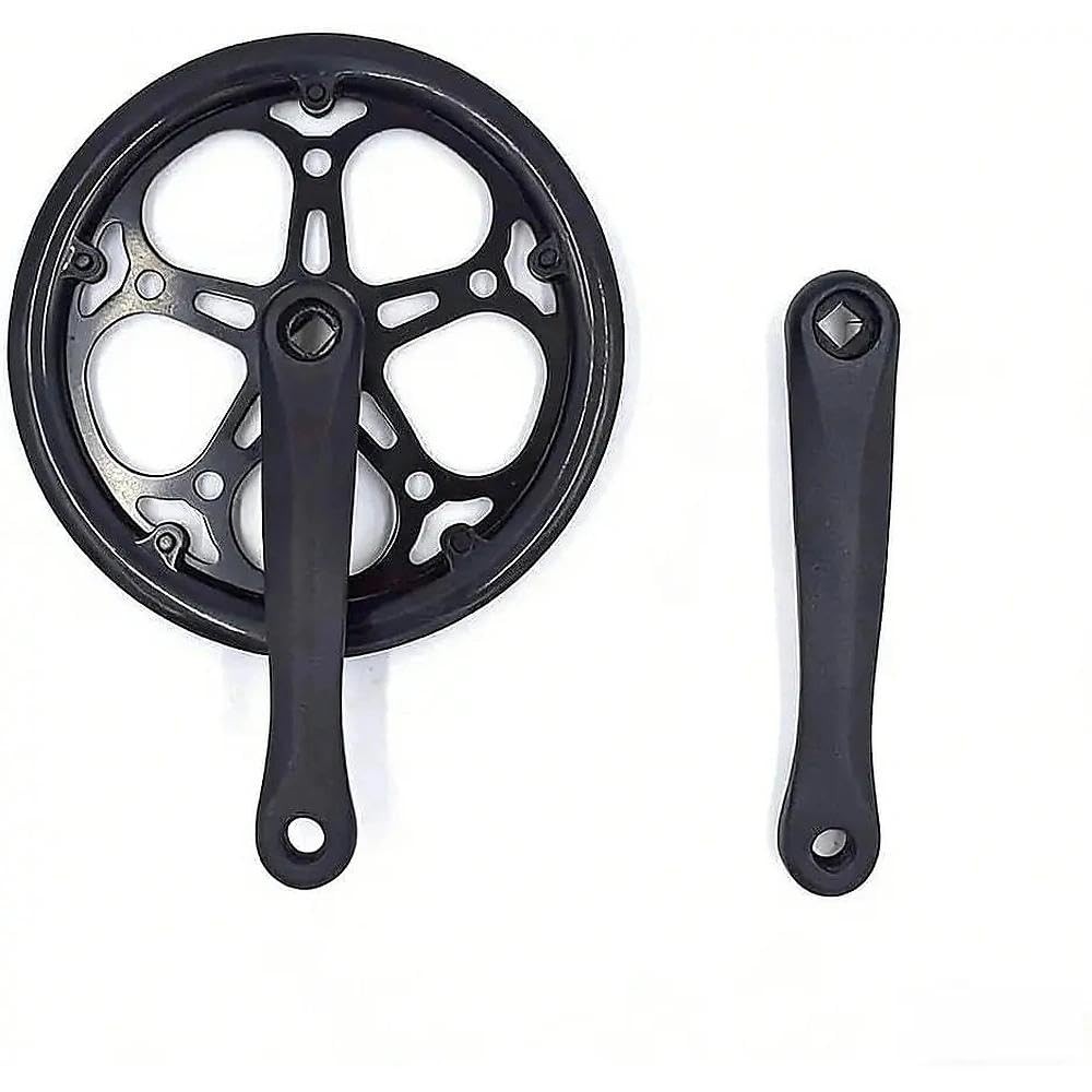 Durable Bike Crank Arm Set with Square Taper Spindle, Ideal for City Folding …