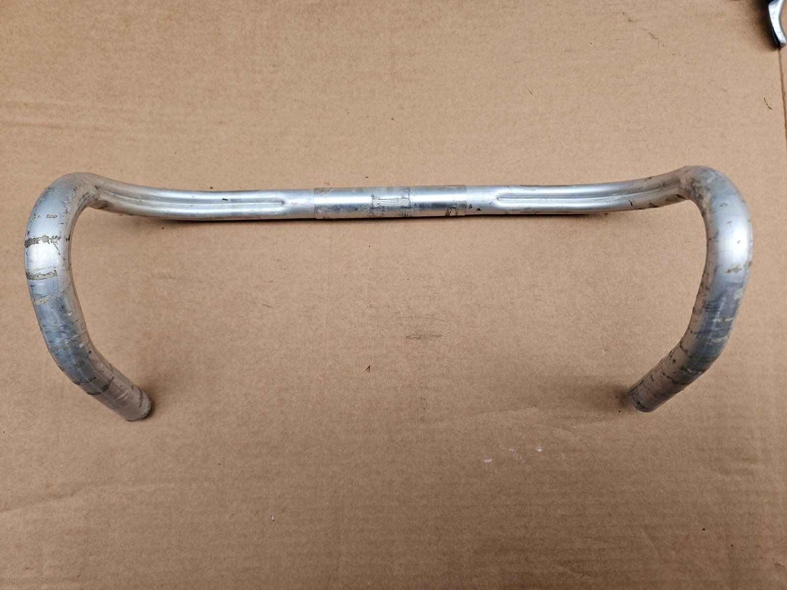 Modolo Brevettato E-2091 Anatomic Drop Bars 41cm Wide x 25.4mm Clamp Silver