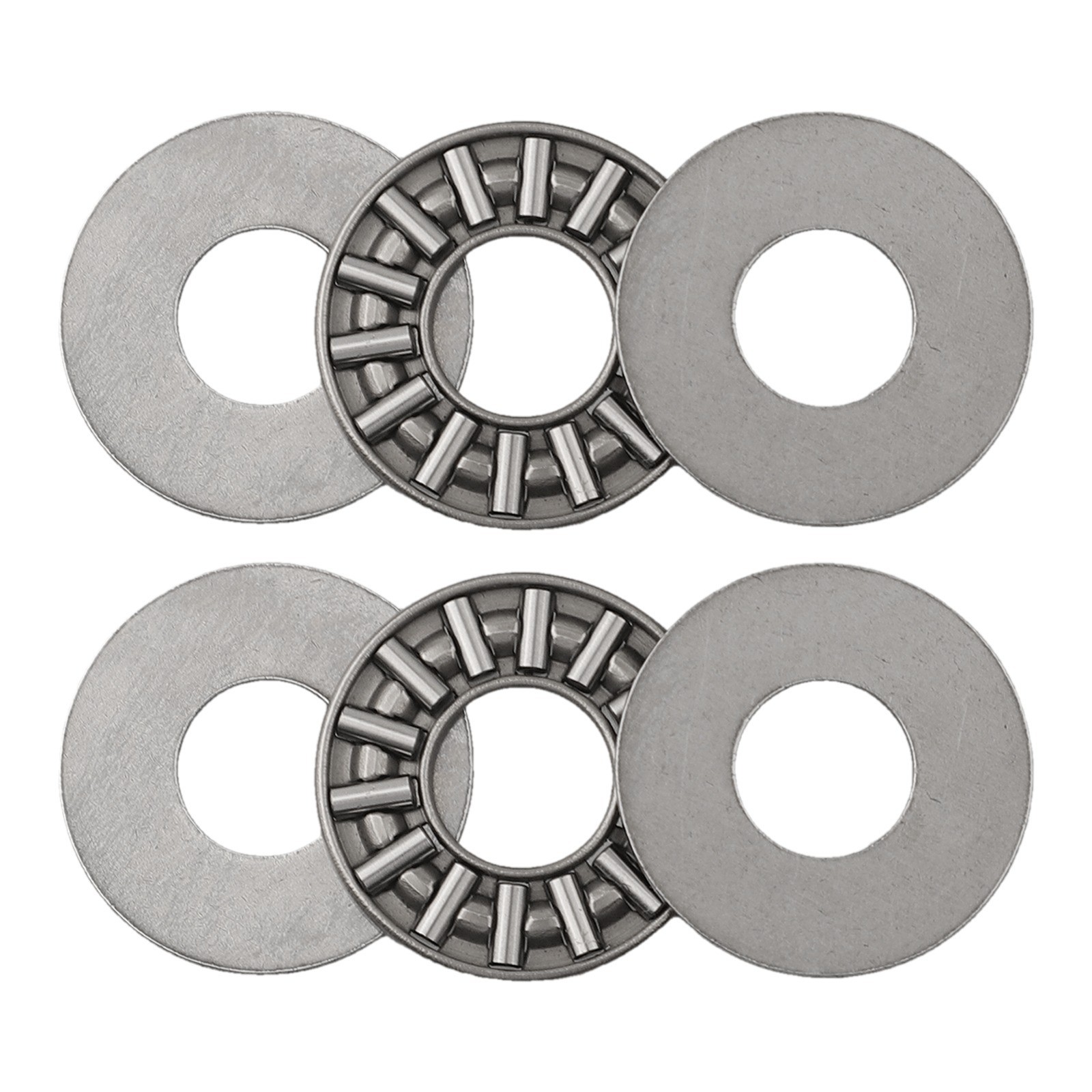 Thrust Bearing Set 2PCS AXK1024 with Washers for Various Applications 10x24mm