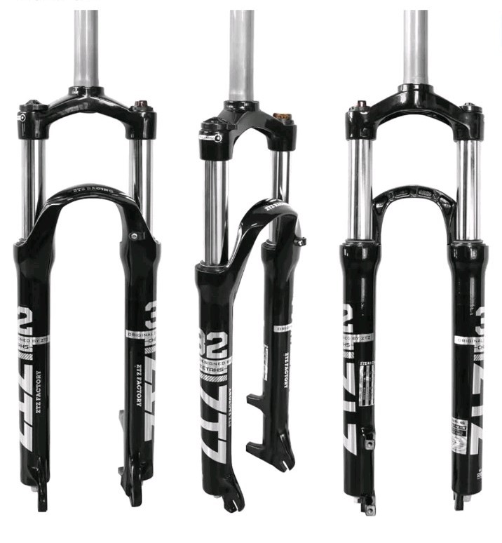 29″ MTB Suspension Fork 100mm Travel & Spacing 9mm QR Hub 28.6mm Straight Tube
