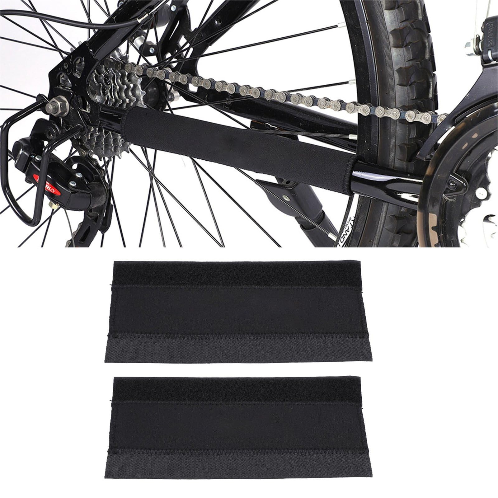 2 Pcs Chainstay Protector,Neoprene Bike Chain Guards Bike Frame Chain Protect…